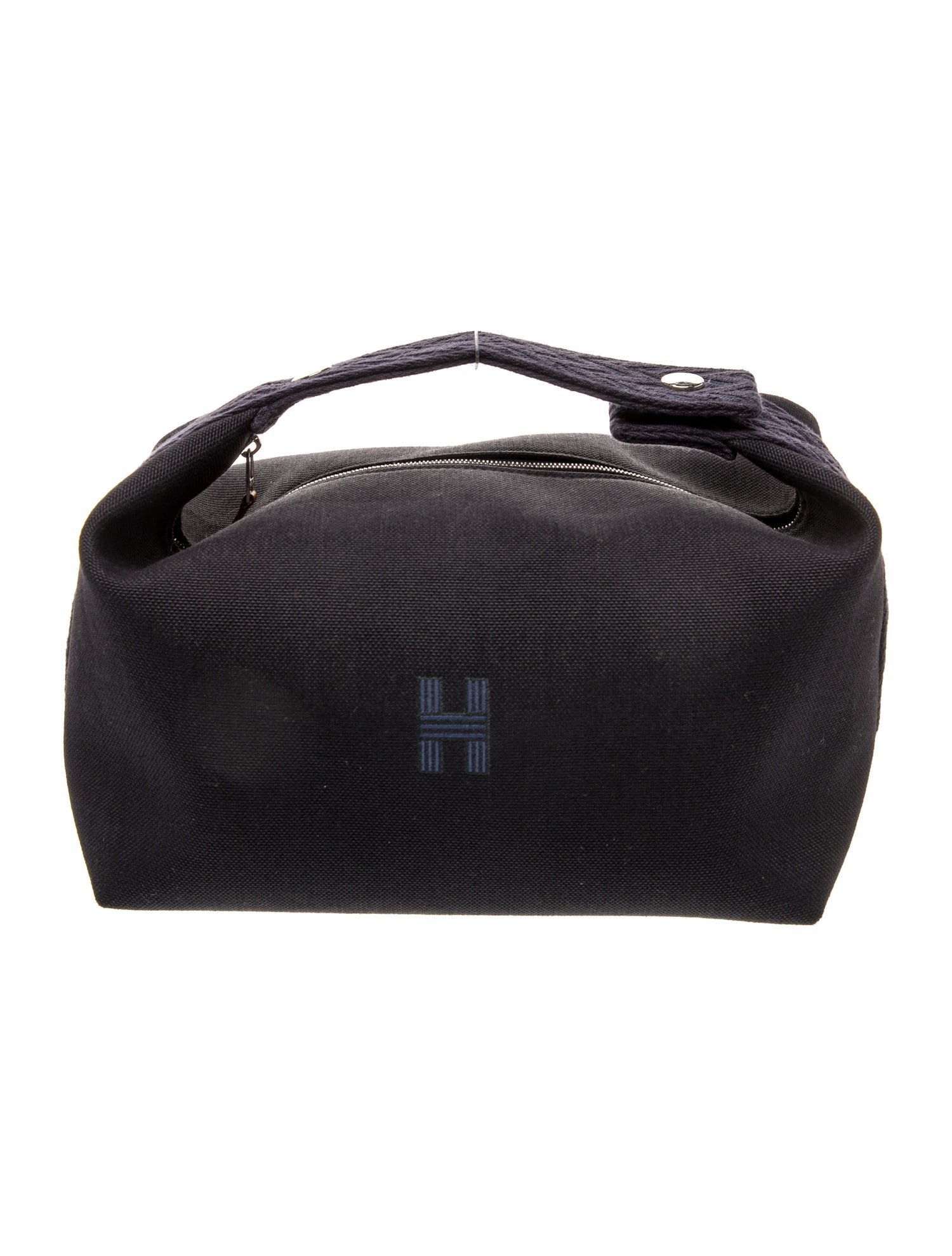 Hermès Large Toile Bride-a-Brac Travel Case