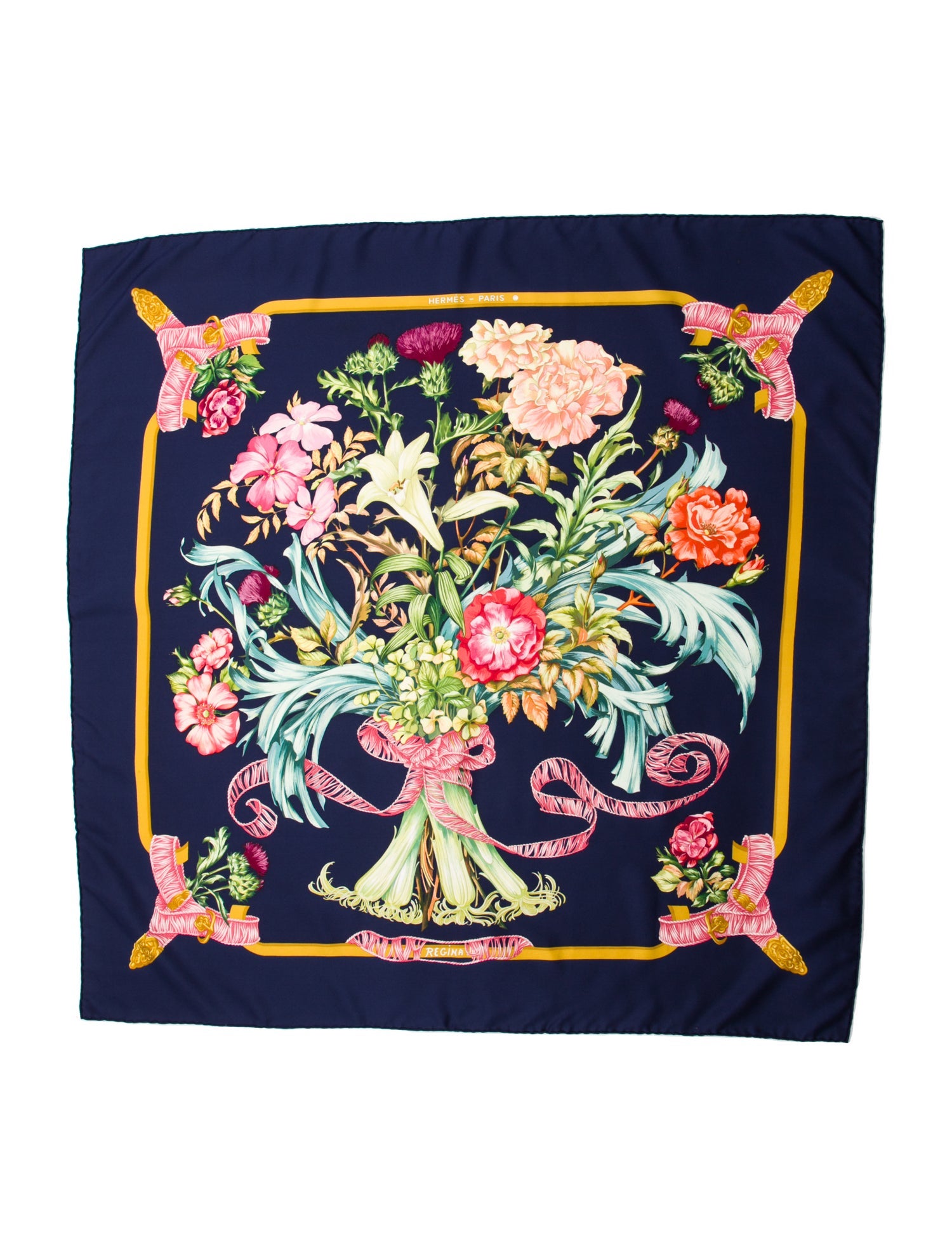 Hermès Regina Silk Scarf