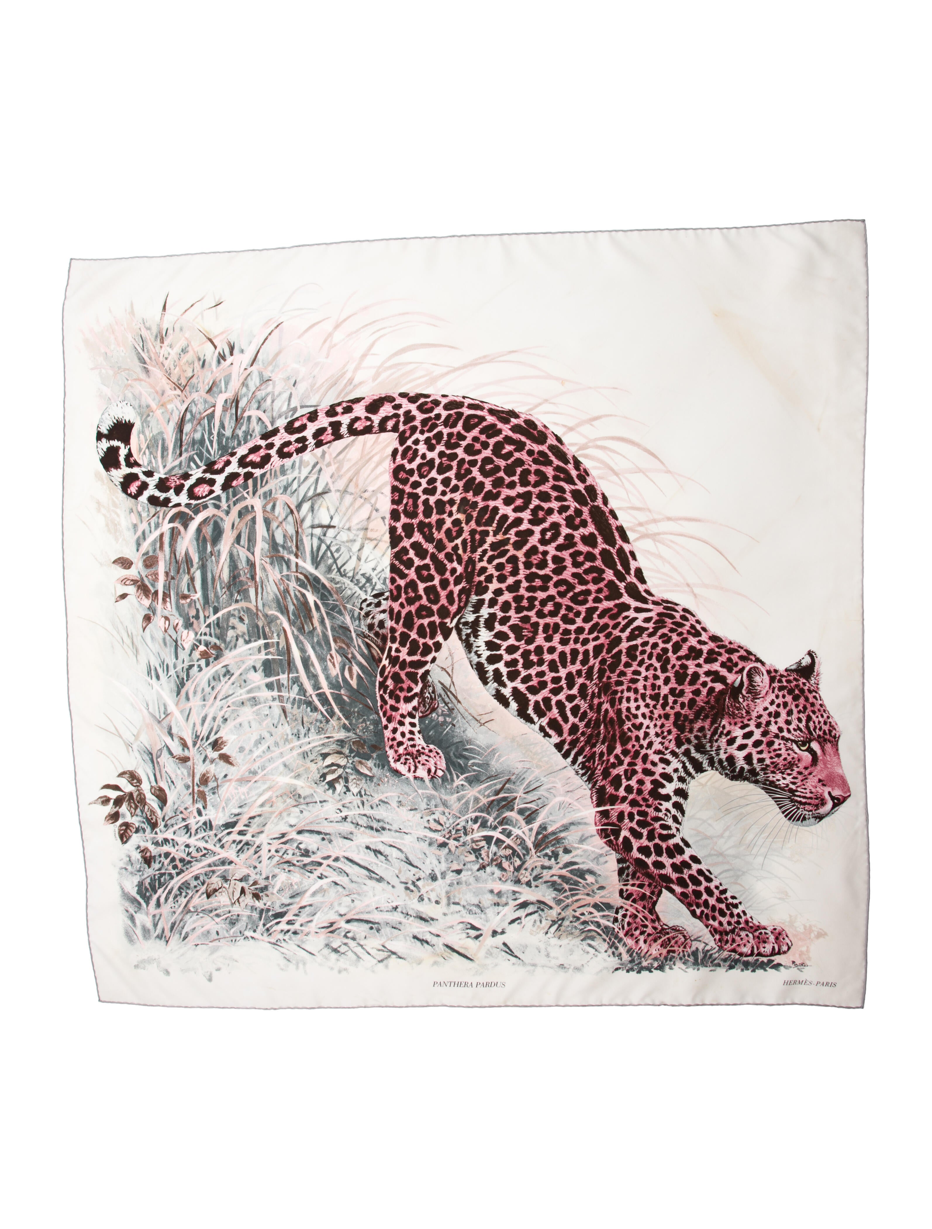 Hermès Panthera Pardus Silk Scarf