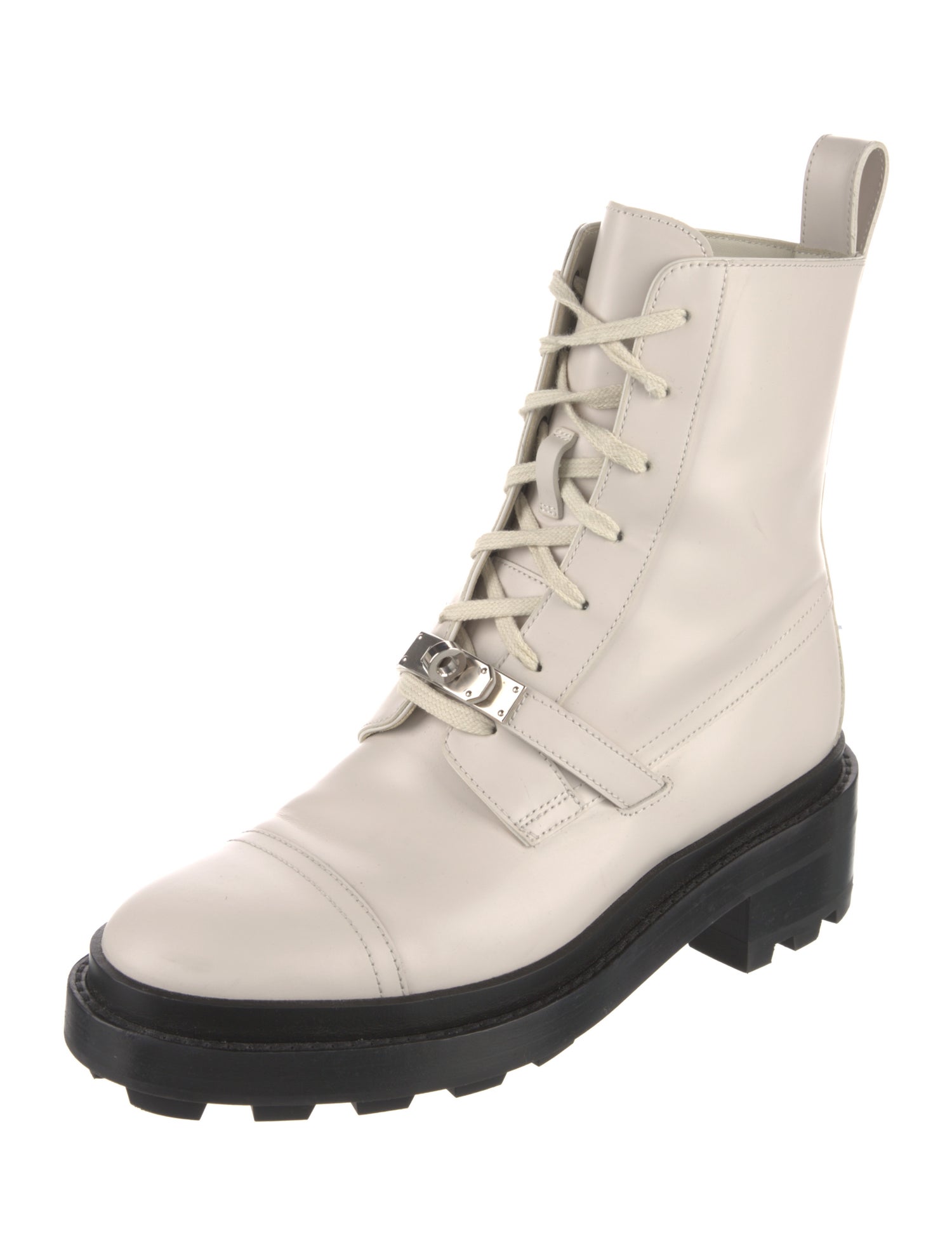 Hermès 2023 Calfskin Combat Boots