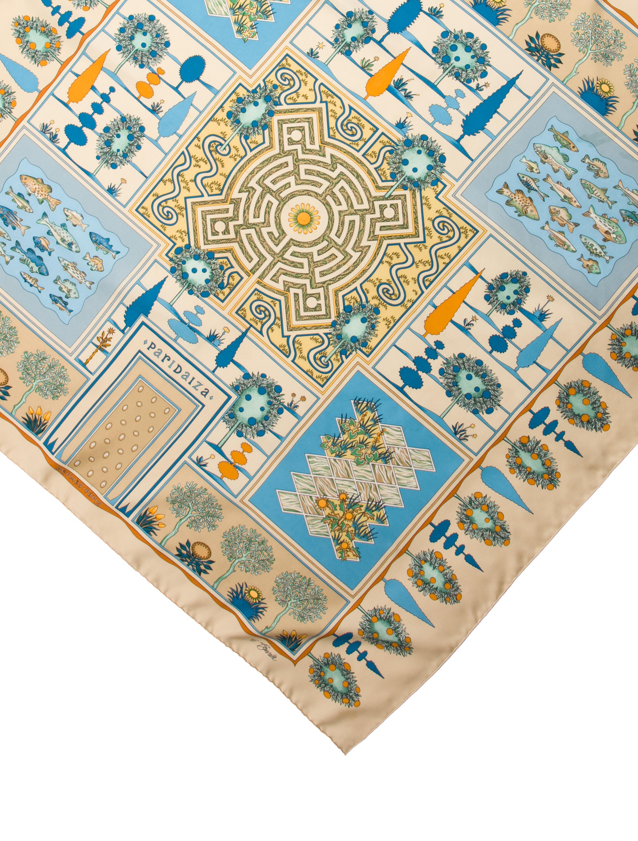 Hermès Paridaiza Silk Scarf