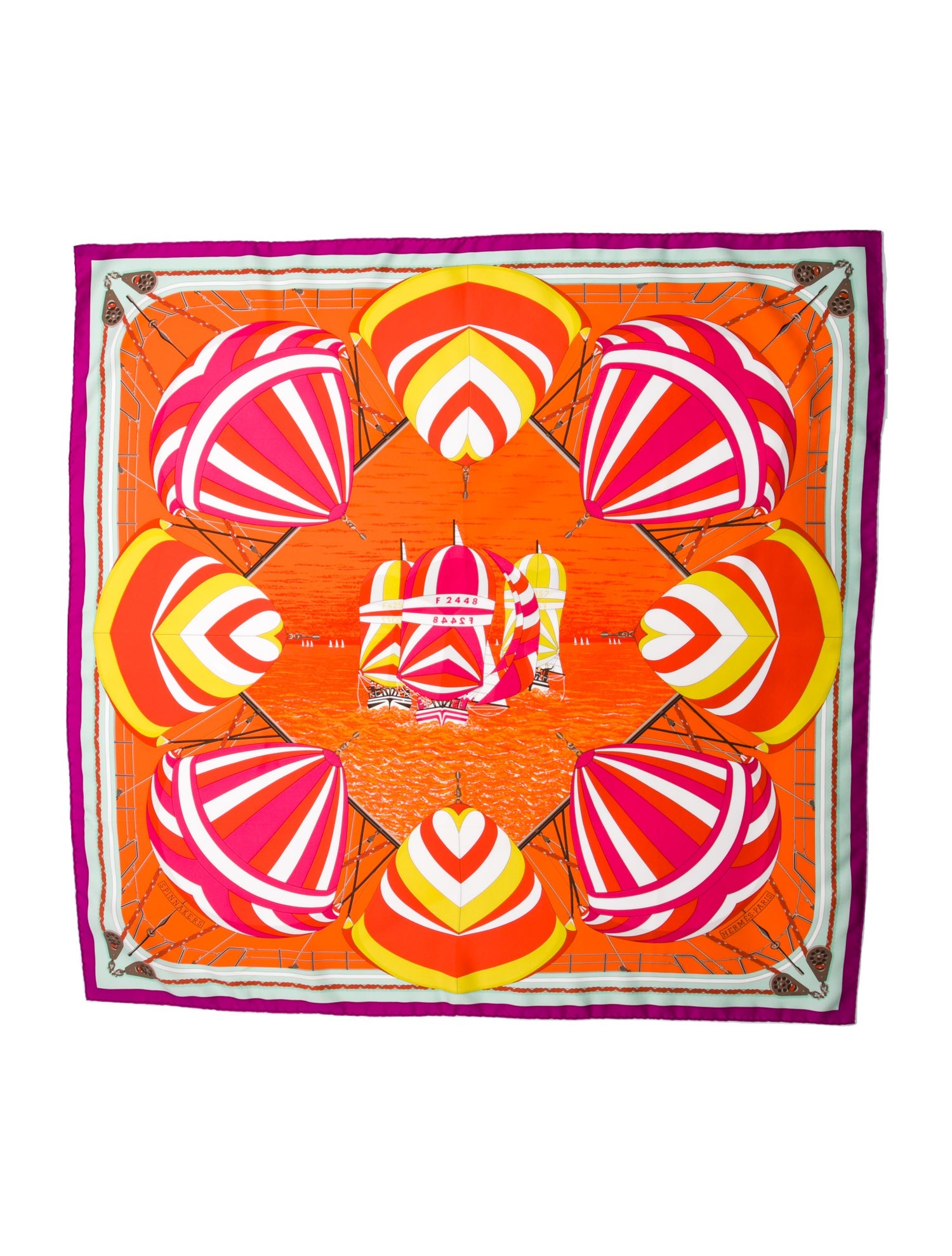 Hermès Spinnakers Silk Scarf