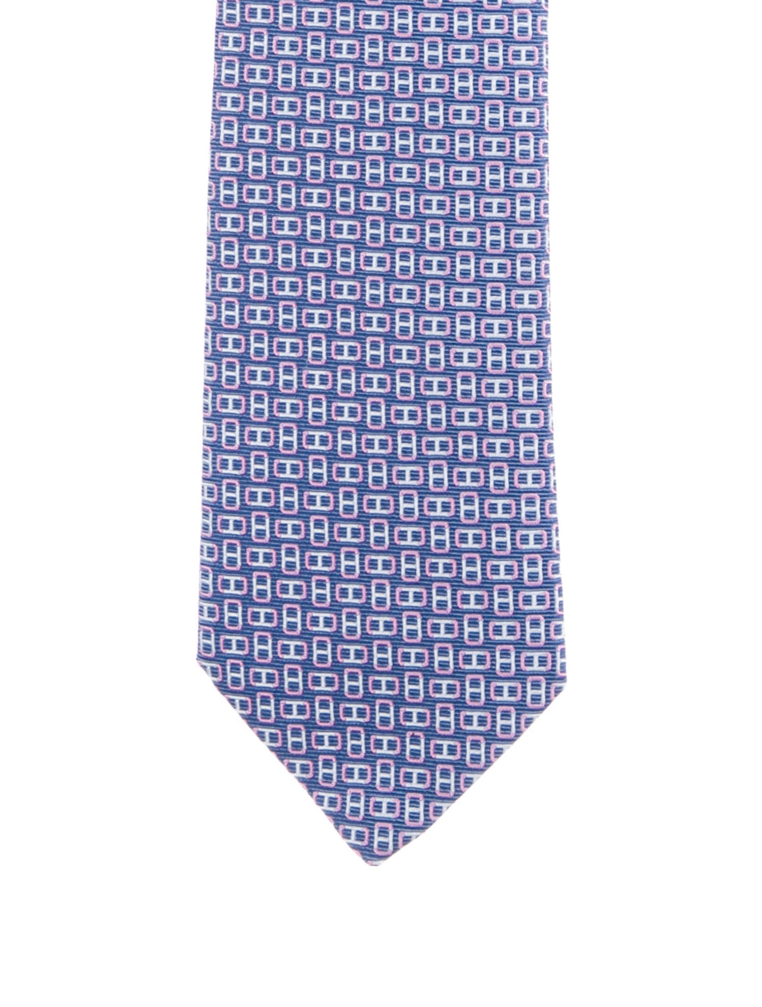 Hermès Printed Silk Tie w/Tags