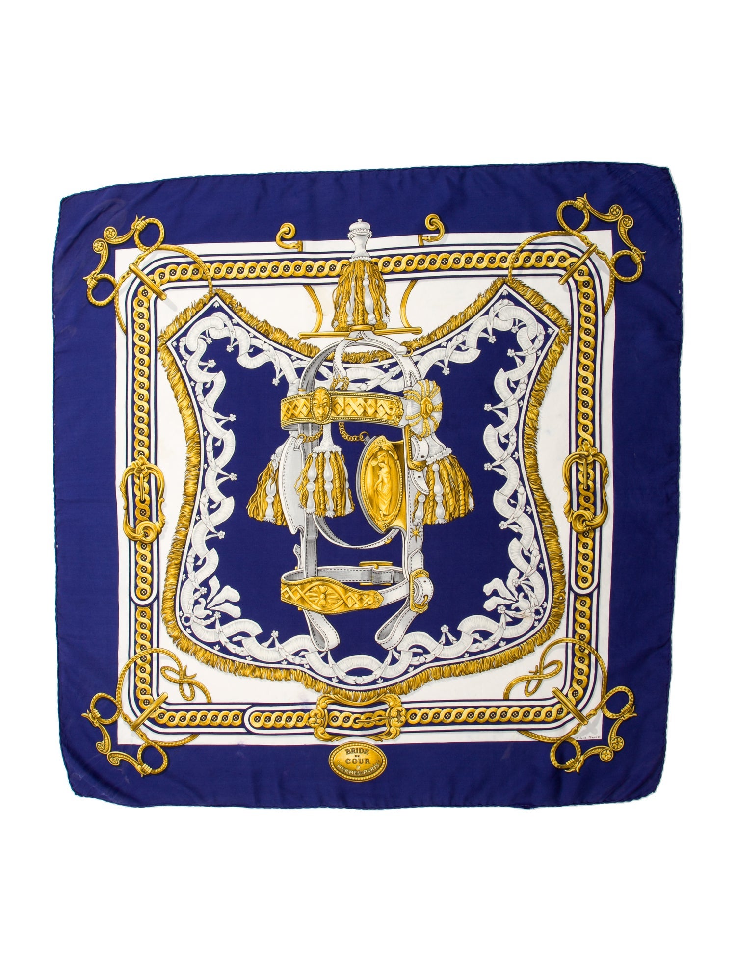 Hermès Bride de Cour Silk Scarf