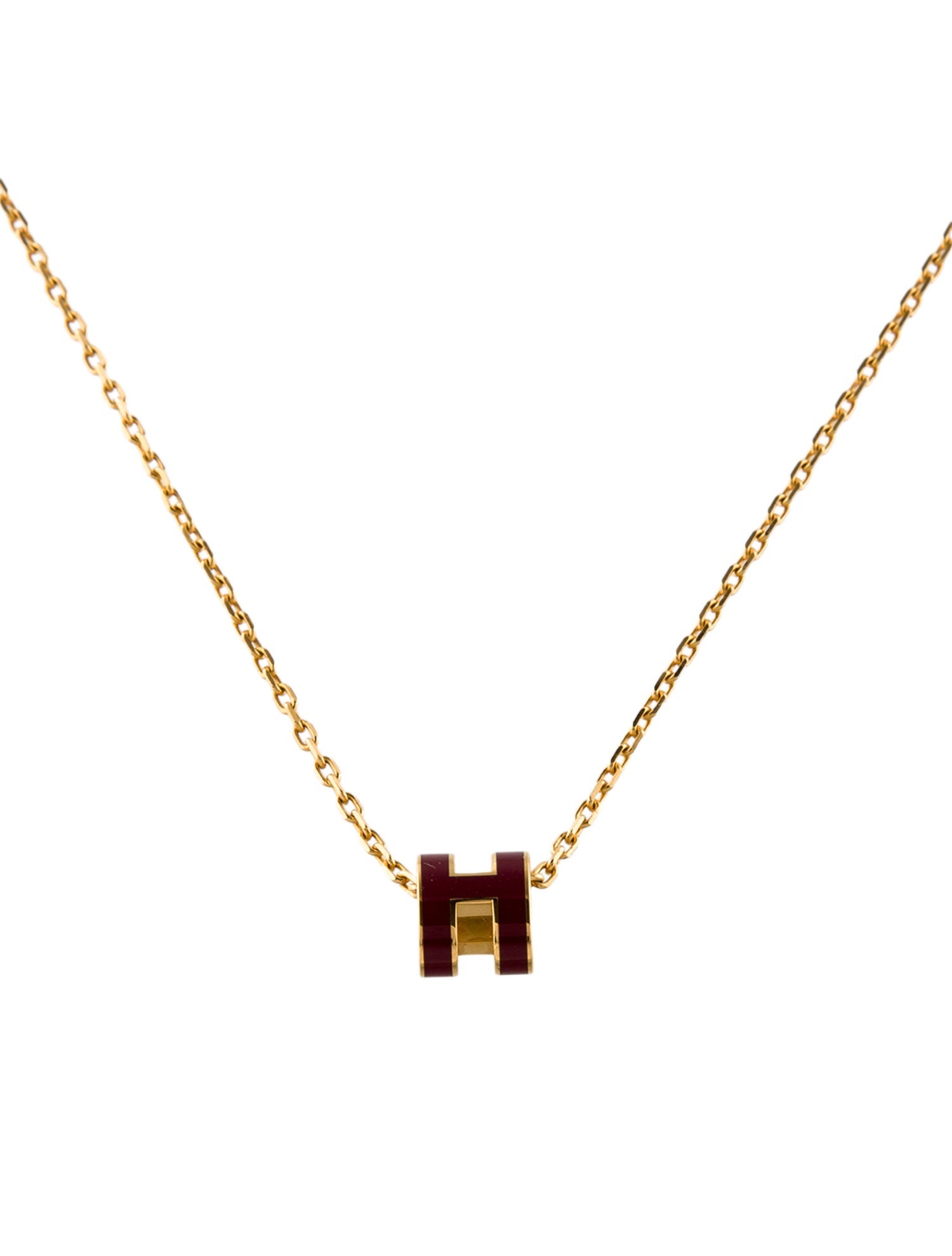Hermès Mini Pop H Pendant Necklace