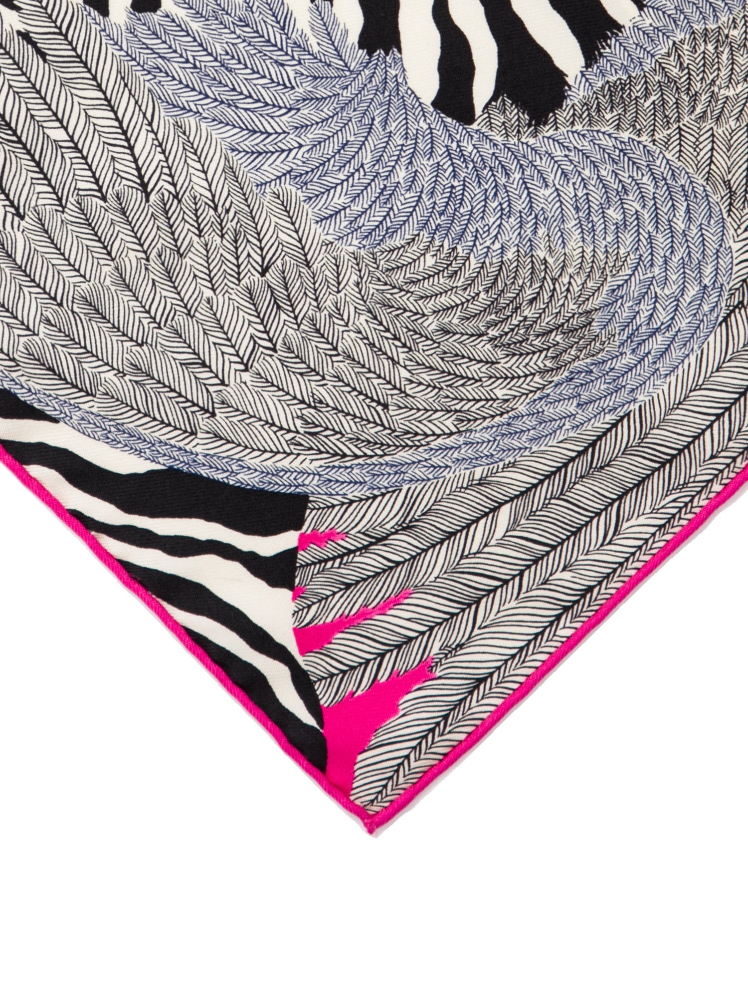 Hermès Zebra Pegasus Nano Silk Scarf