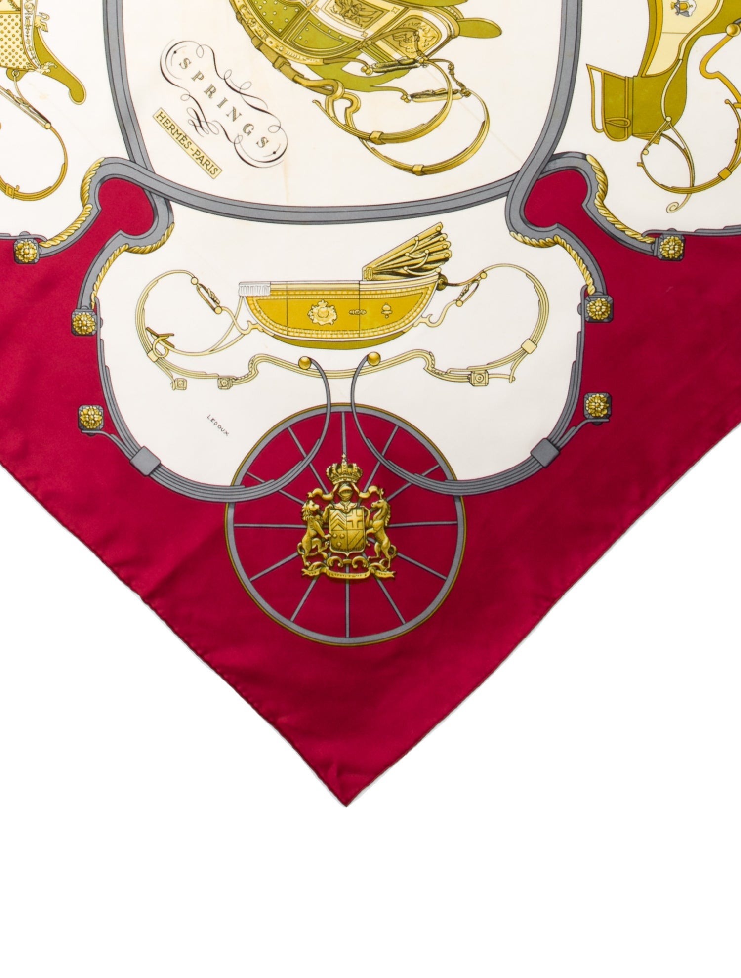 Hermès Springs Silk Scarf