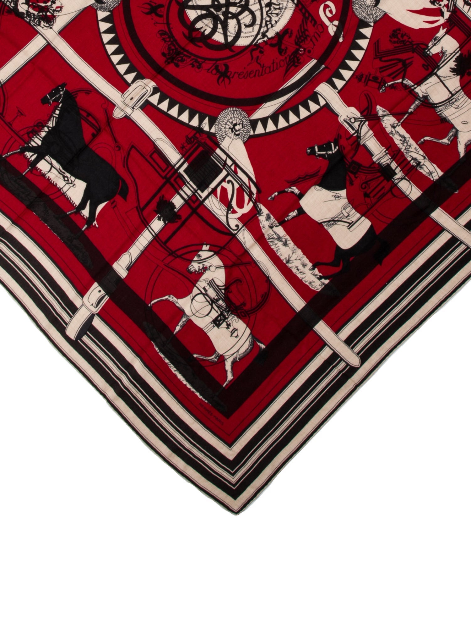 Hermès Imprimeur Fou Couvertures d'Ex-Libris Cashmere Shawl