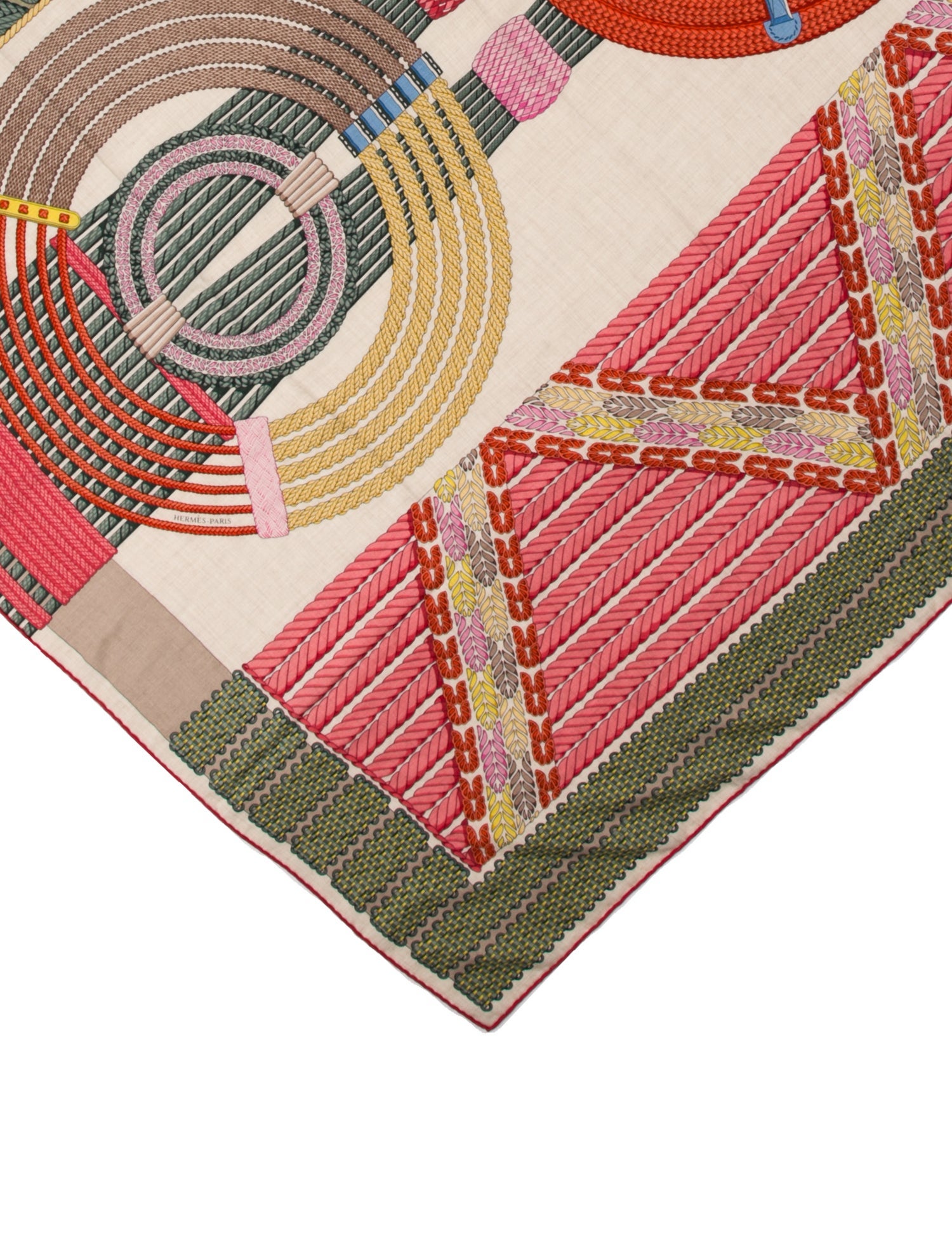 Hermès Dressage Tressage Cashmere Shawl w/ Tags