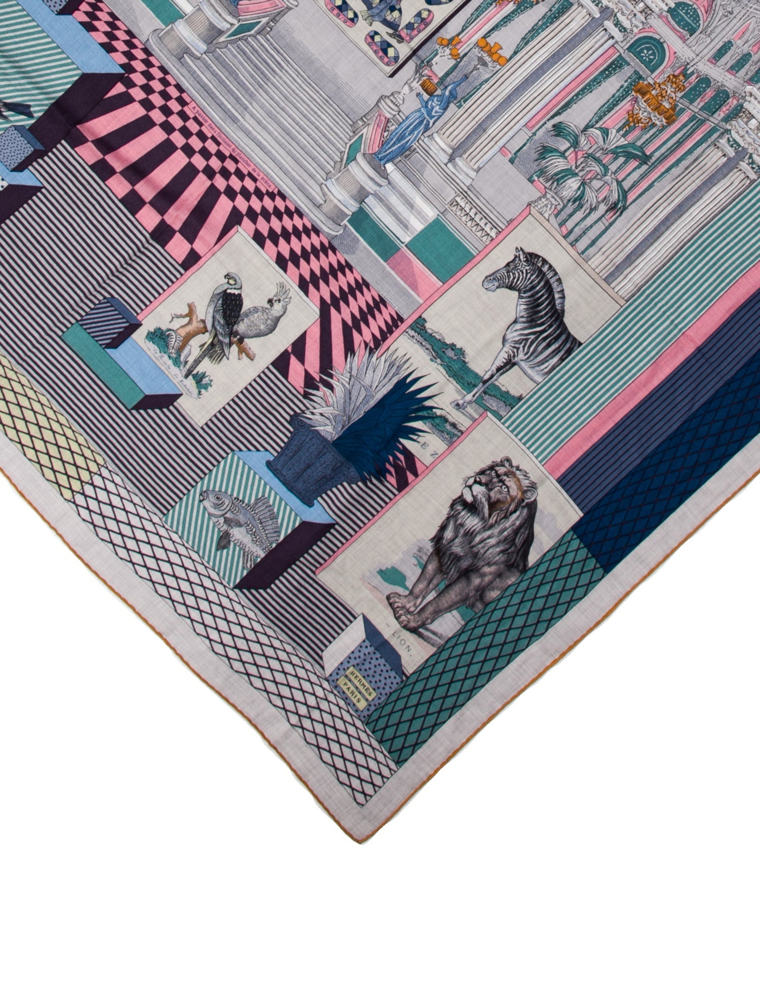 Hermès Grand Théâtre Nouveau Cashmere Shawl