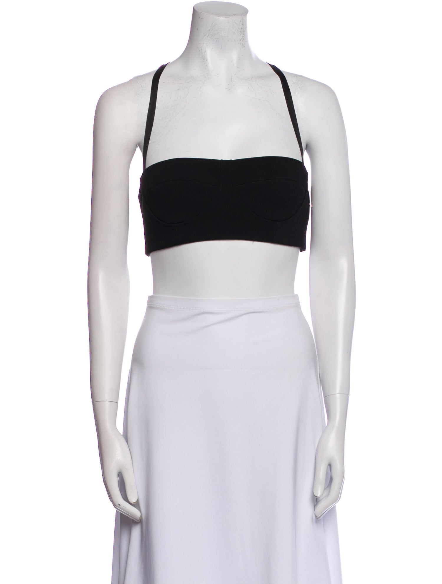 Hermès Square Neckline Sleeveless Crop Top