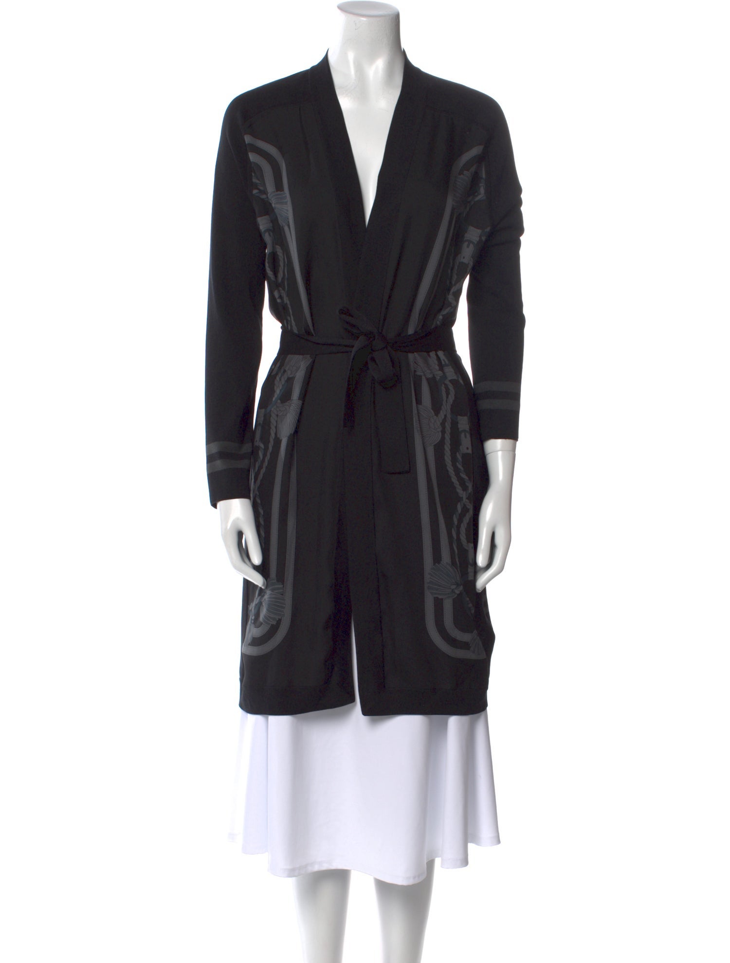 Hermès Silk V-Neck Sweater