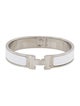 Hermès Clic H Enamel Bangle Bracelet