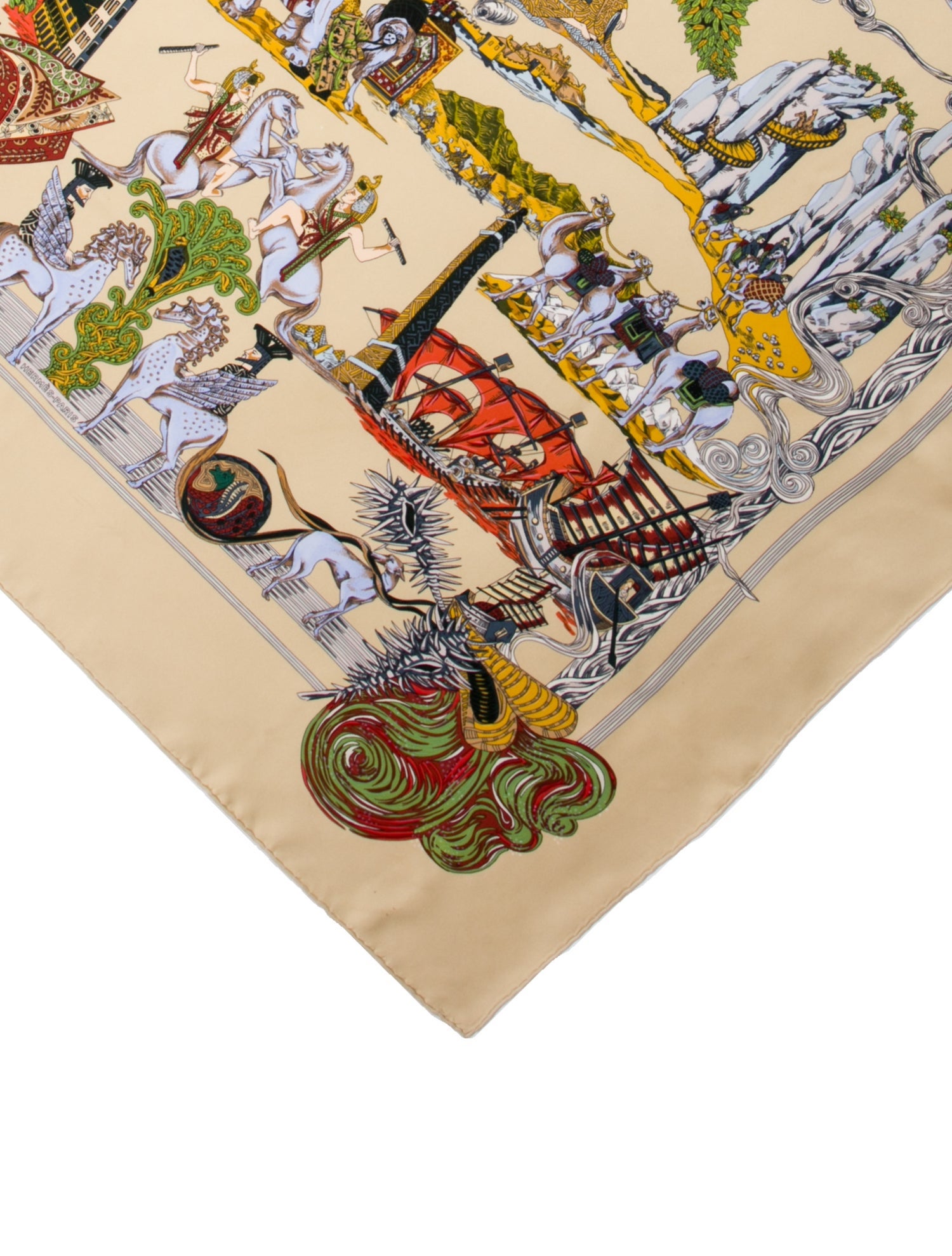 Hermès Au Fil de la Soie Silk Scarf