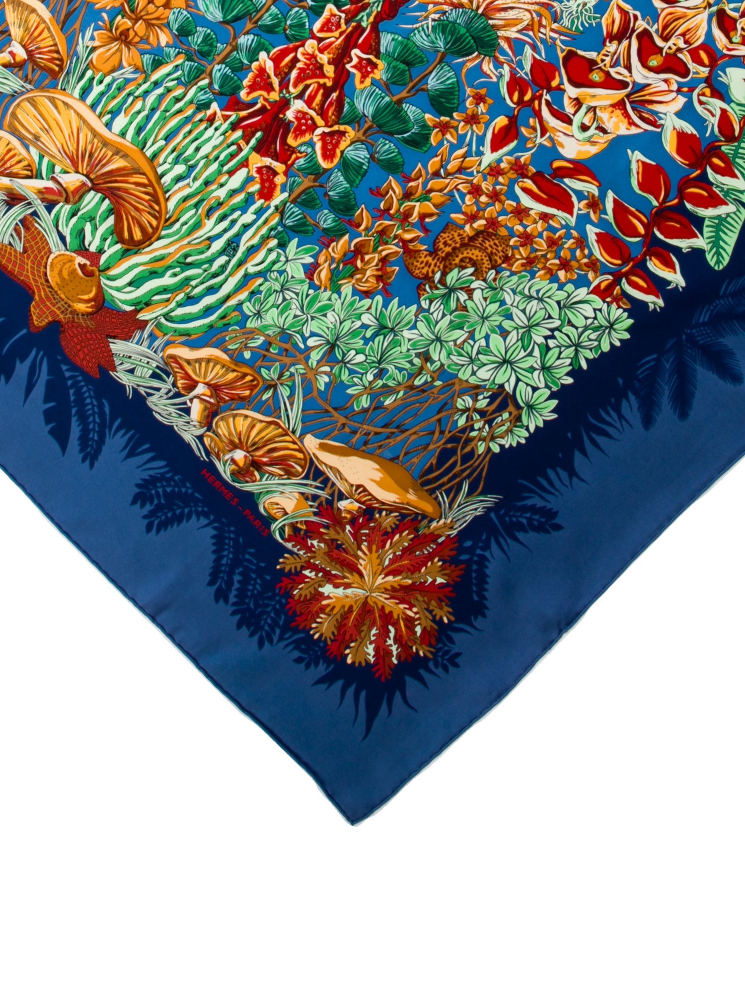 Hermès L'Ile Déserte Silk Scarf