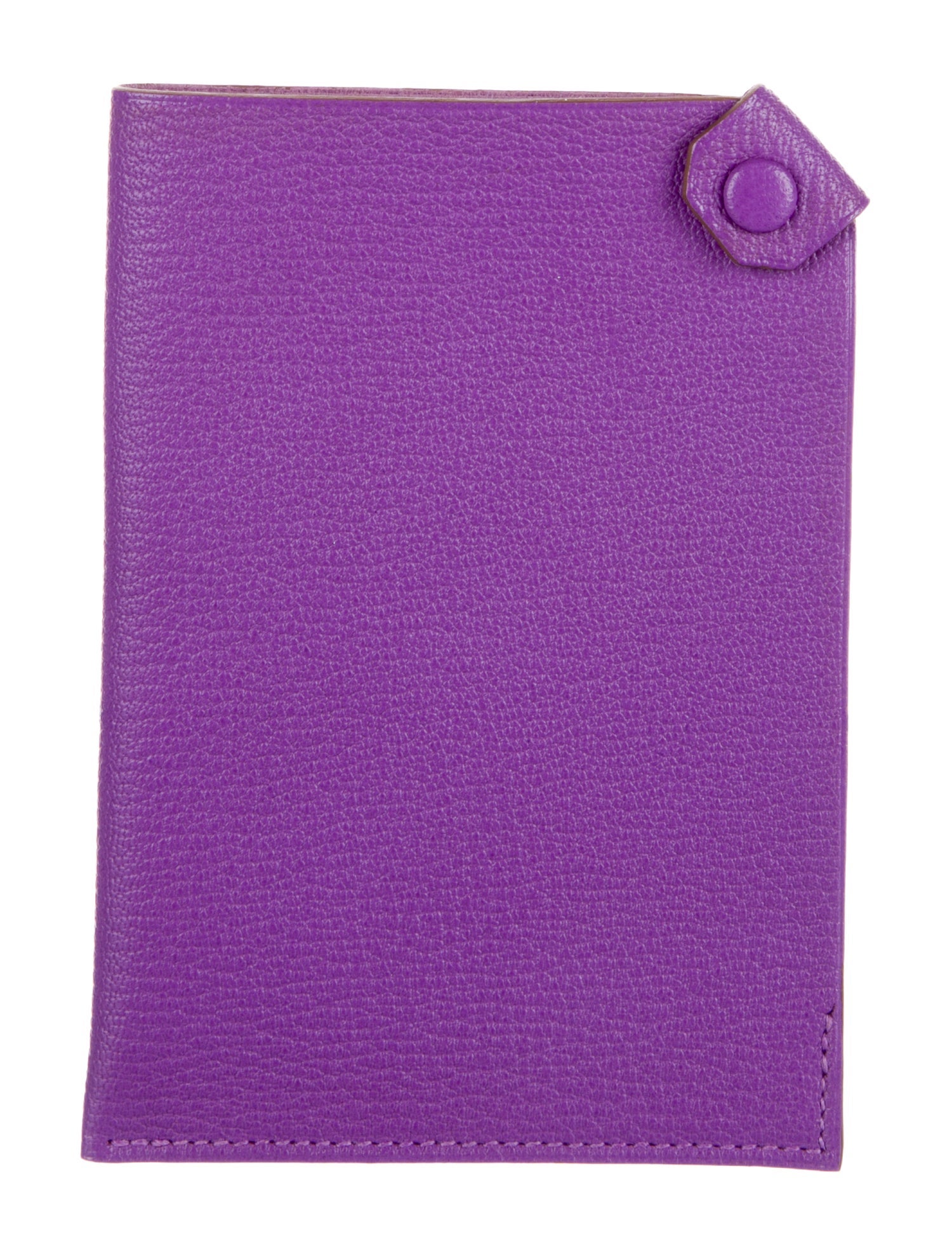 Hermès Chevre Mysore Tarmac Passport Holder