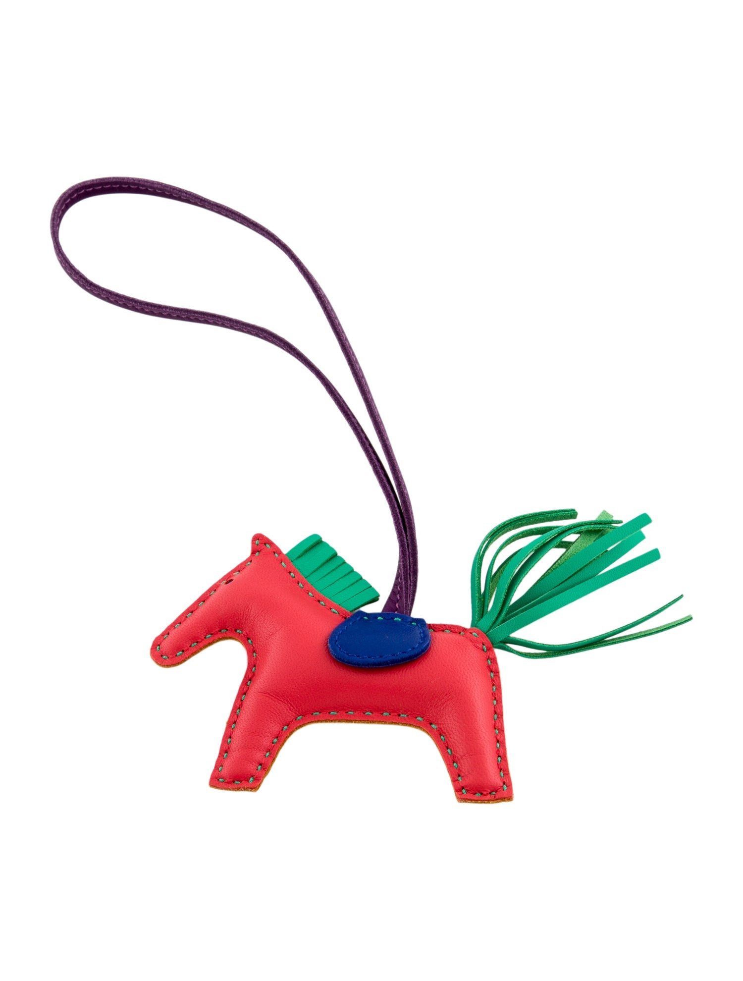 Hermès Rainbow Reversible Rodeo Bag Charm TPM