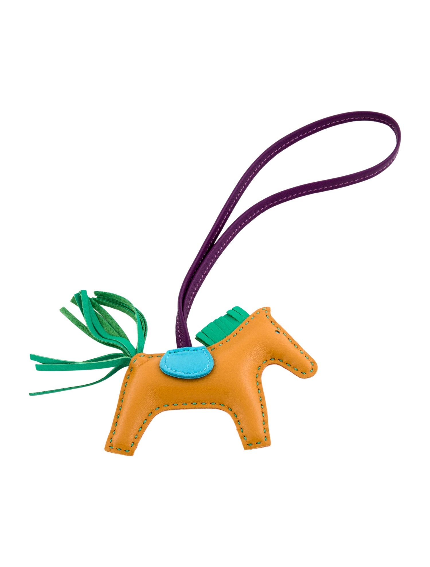 Hermès Rainbow Reversible Rodeo Bag Charm TPM