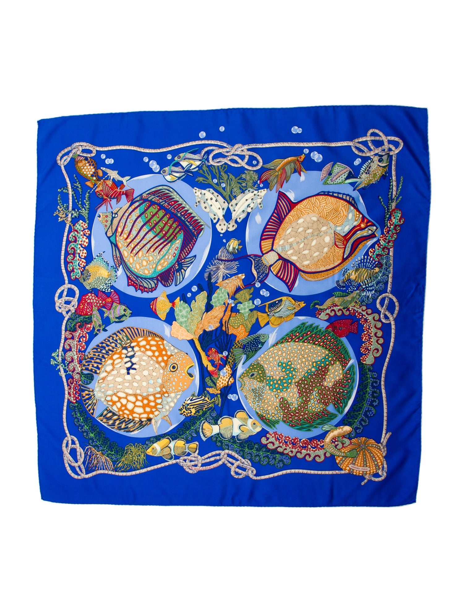Hermès Grands Fonds Silk Scarf
