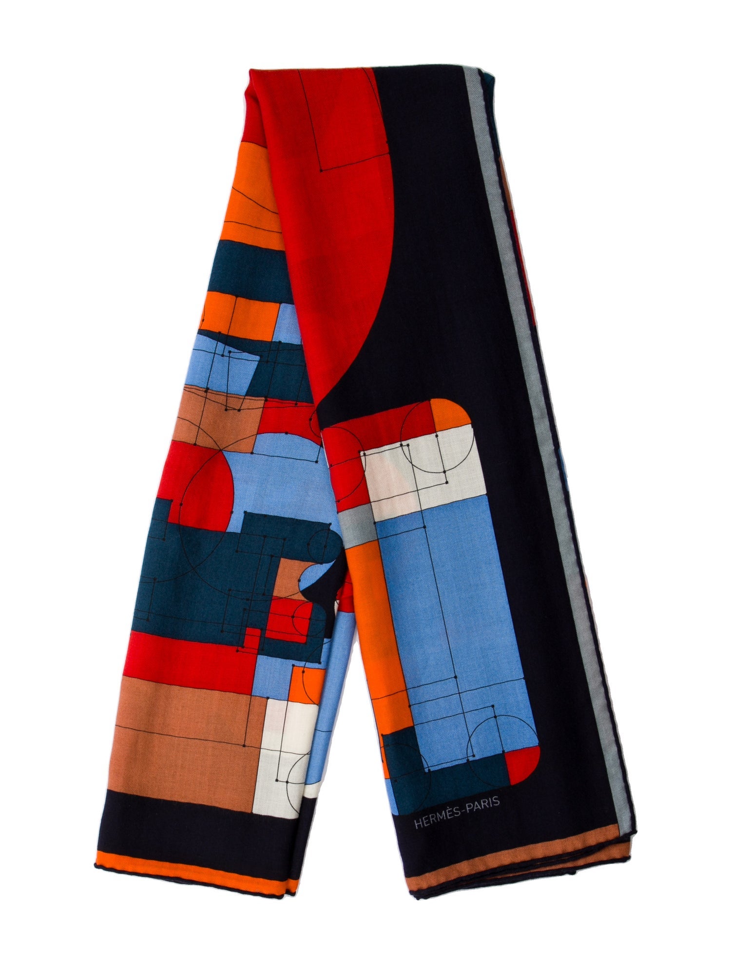 Hermès Echec au Roi Silk Shawl