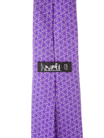Hermès Silk Pattern Tie