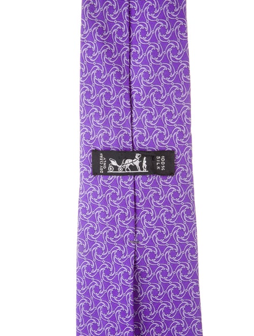 Hermès Silk Pattern Tie