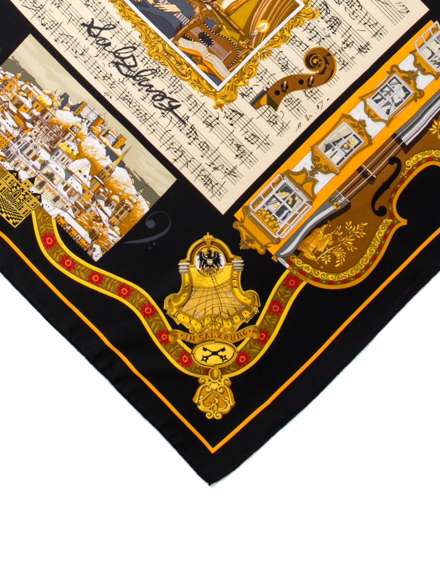 Hermès In Salzburg Silk Scarf