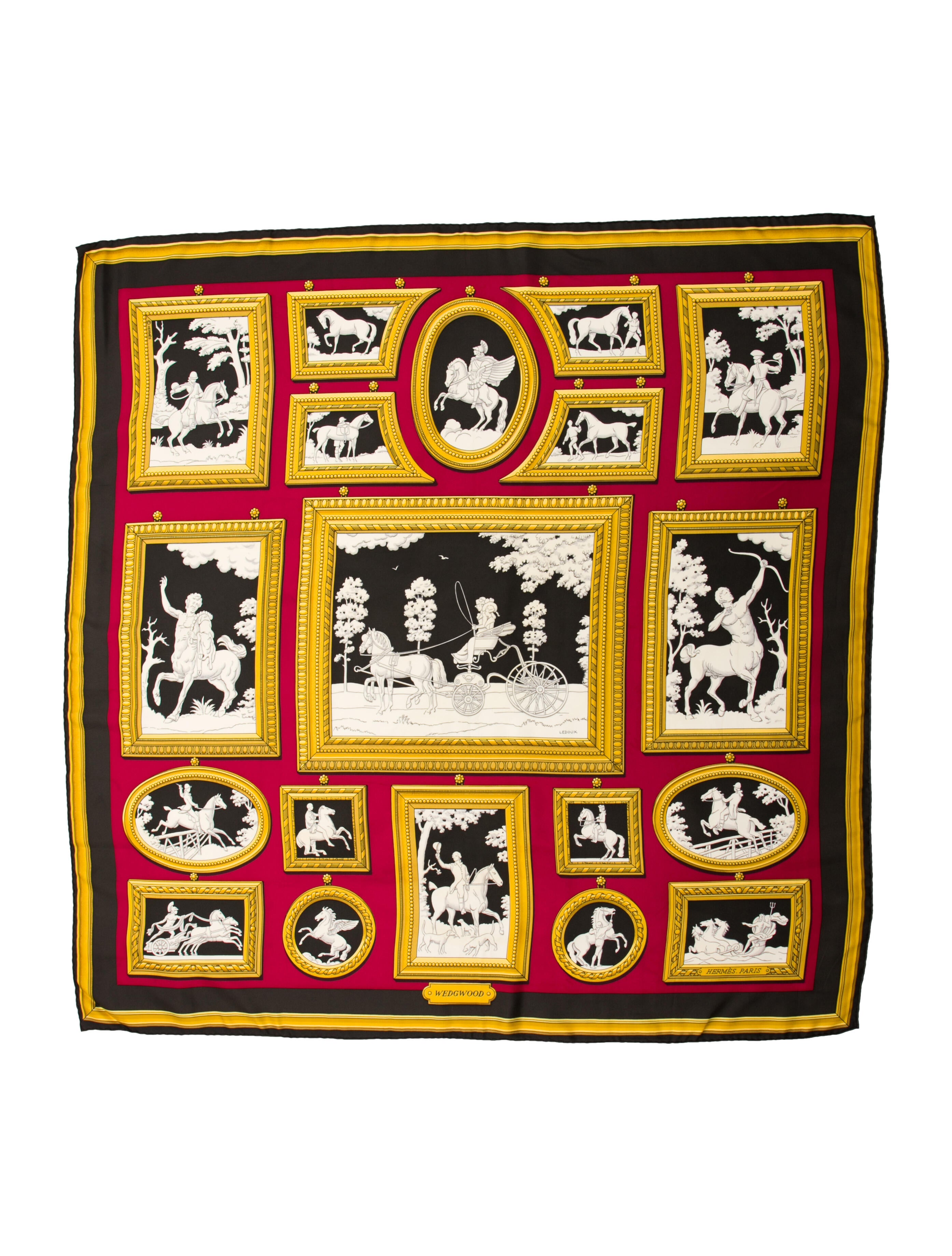 Hermès Wedgwood Silk Scarf