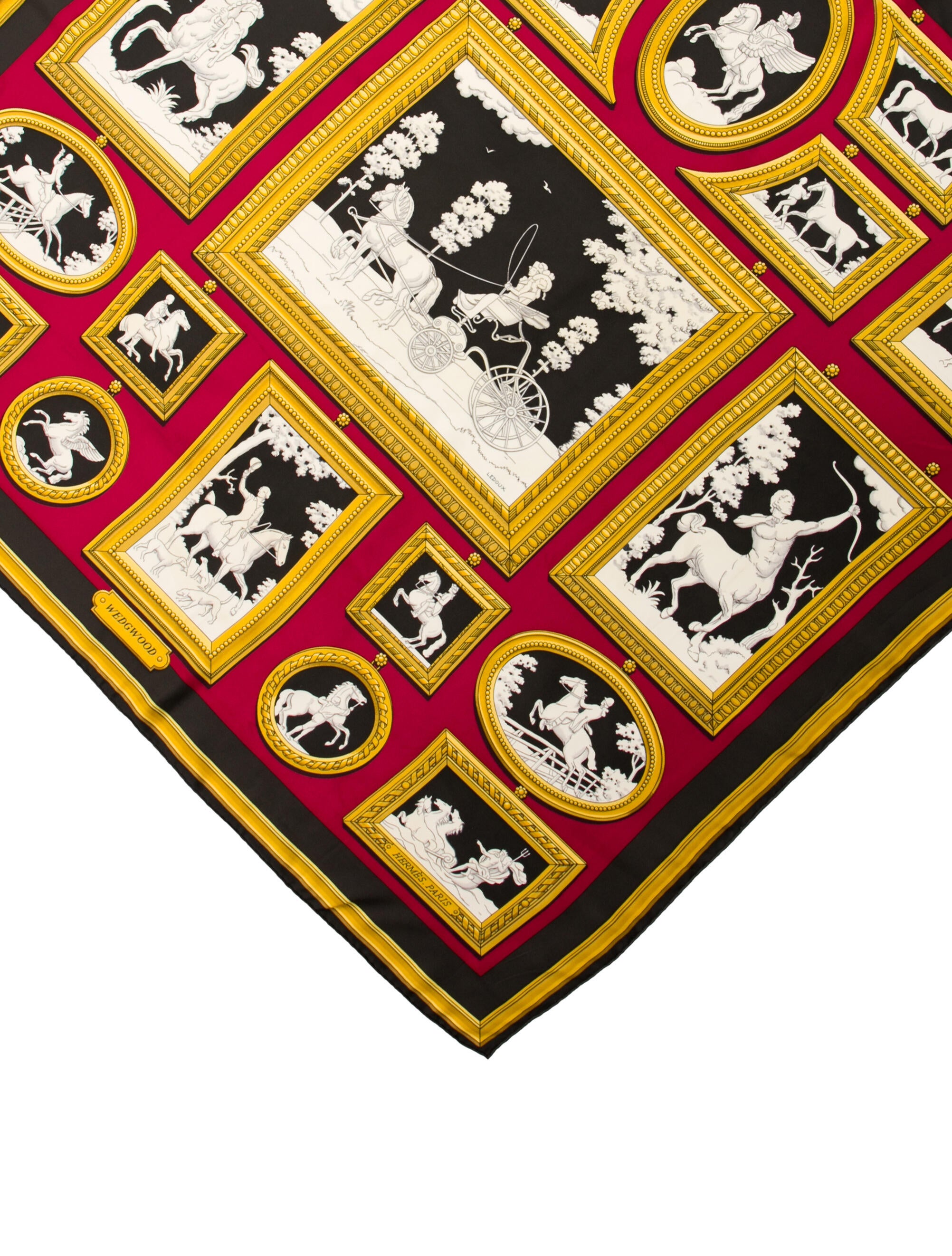 Hermès Wedgwood Silk Scarf