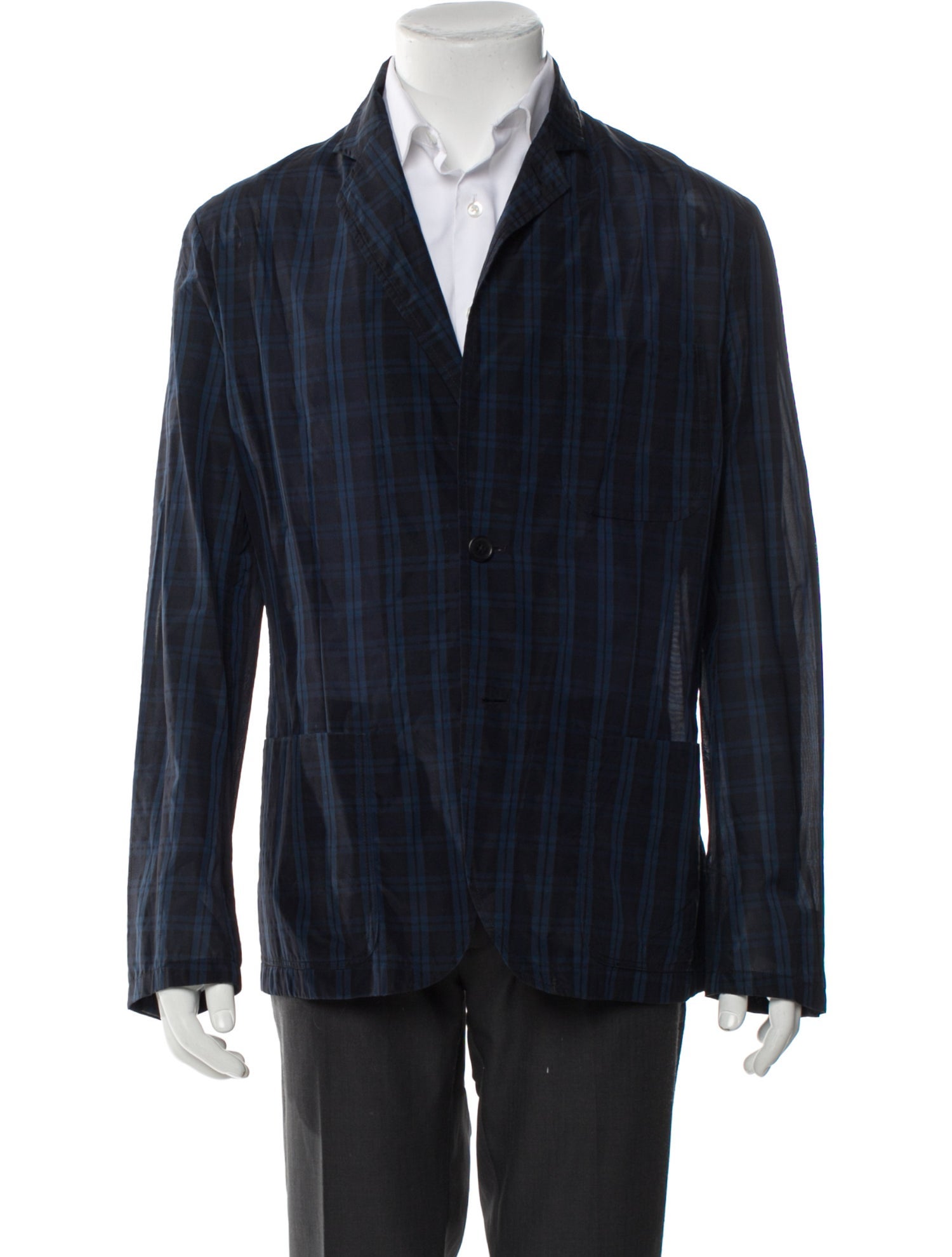 Hermès Vintage Striped Peacoat