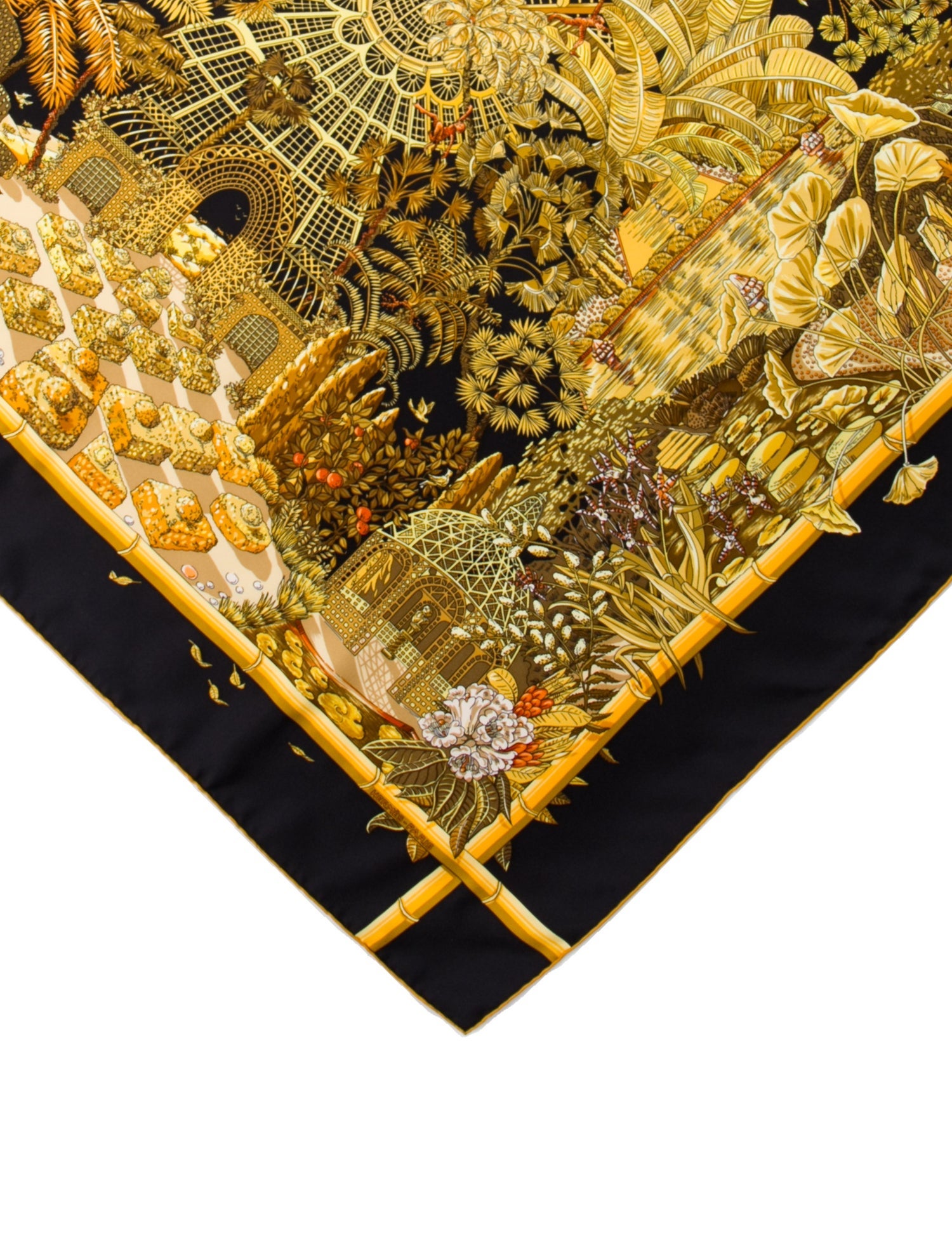 Hermès Jardins d'Hiver Silk Scarf w/ Tags