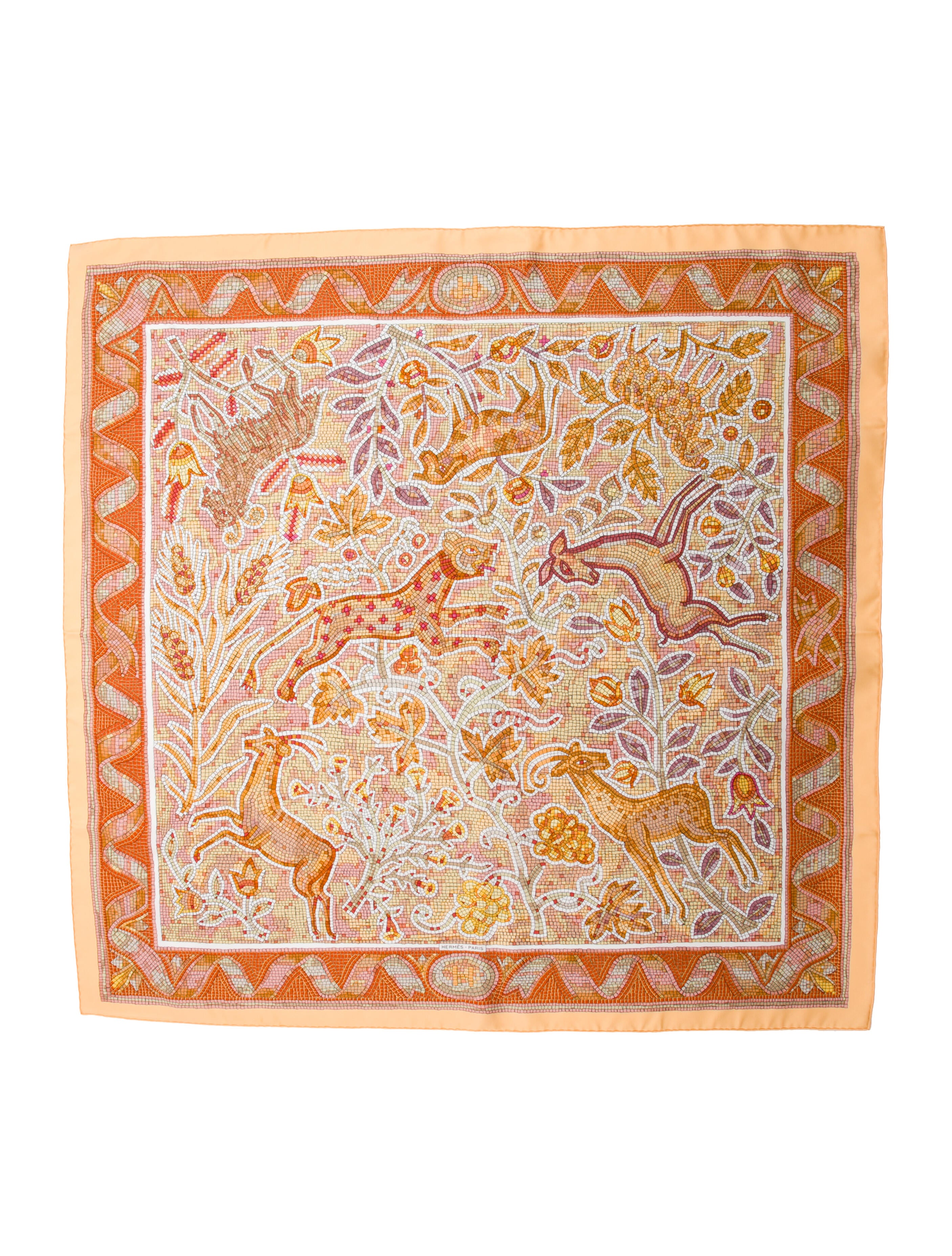 Hermès Pavement Silk Scarf