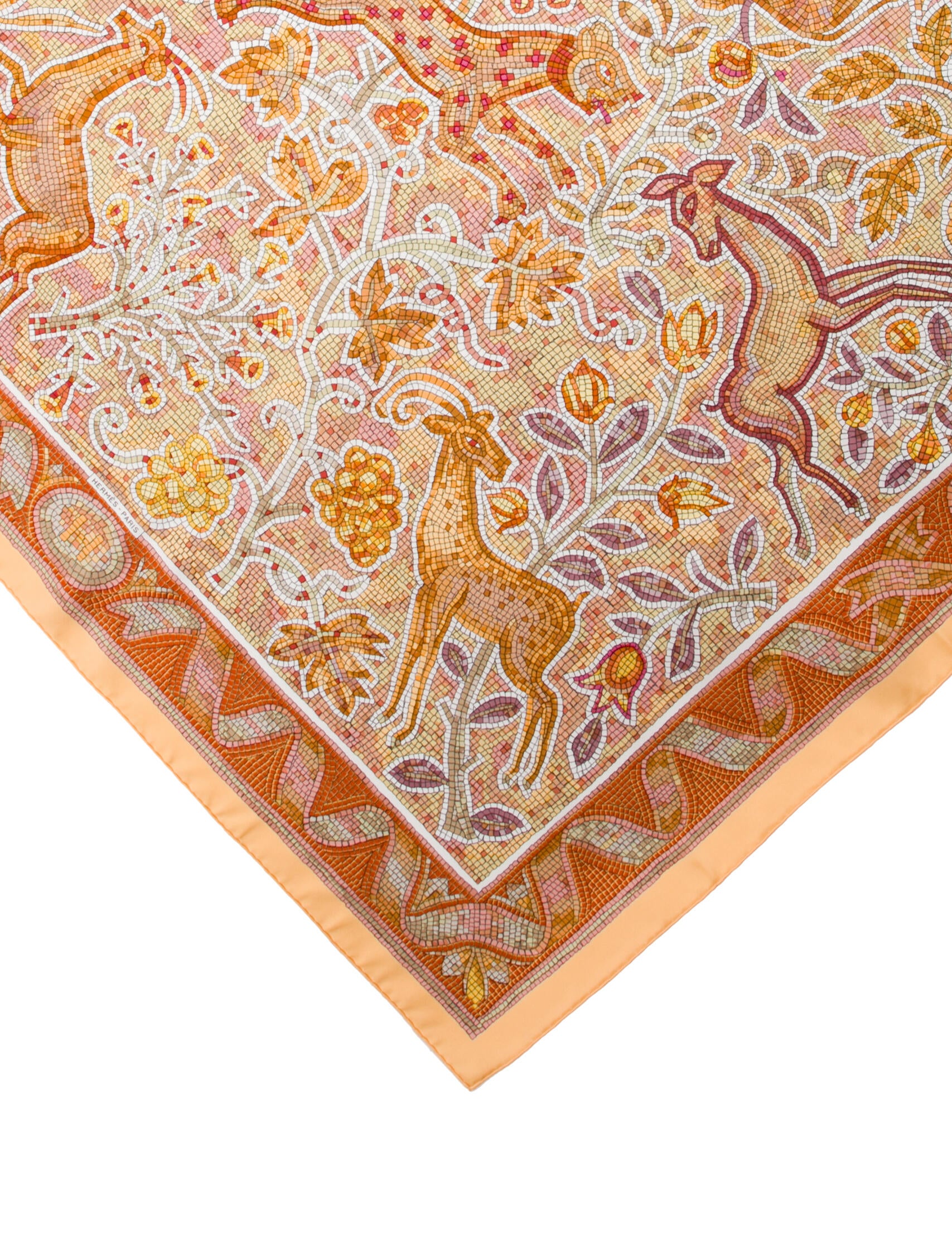 Hermès Pavement Silk Scarf