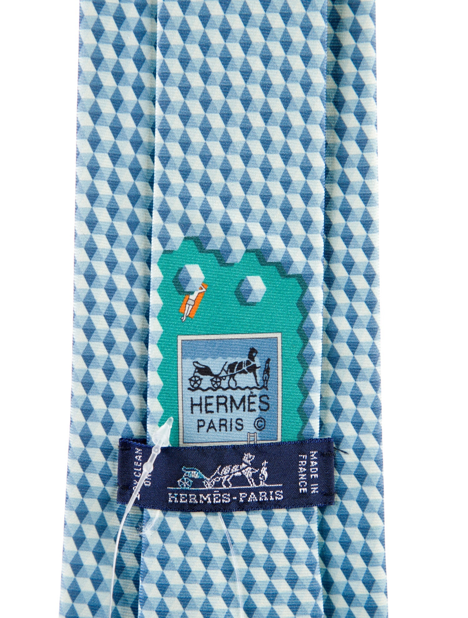 Hermès Silk Printed Tie