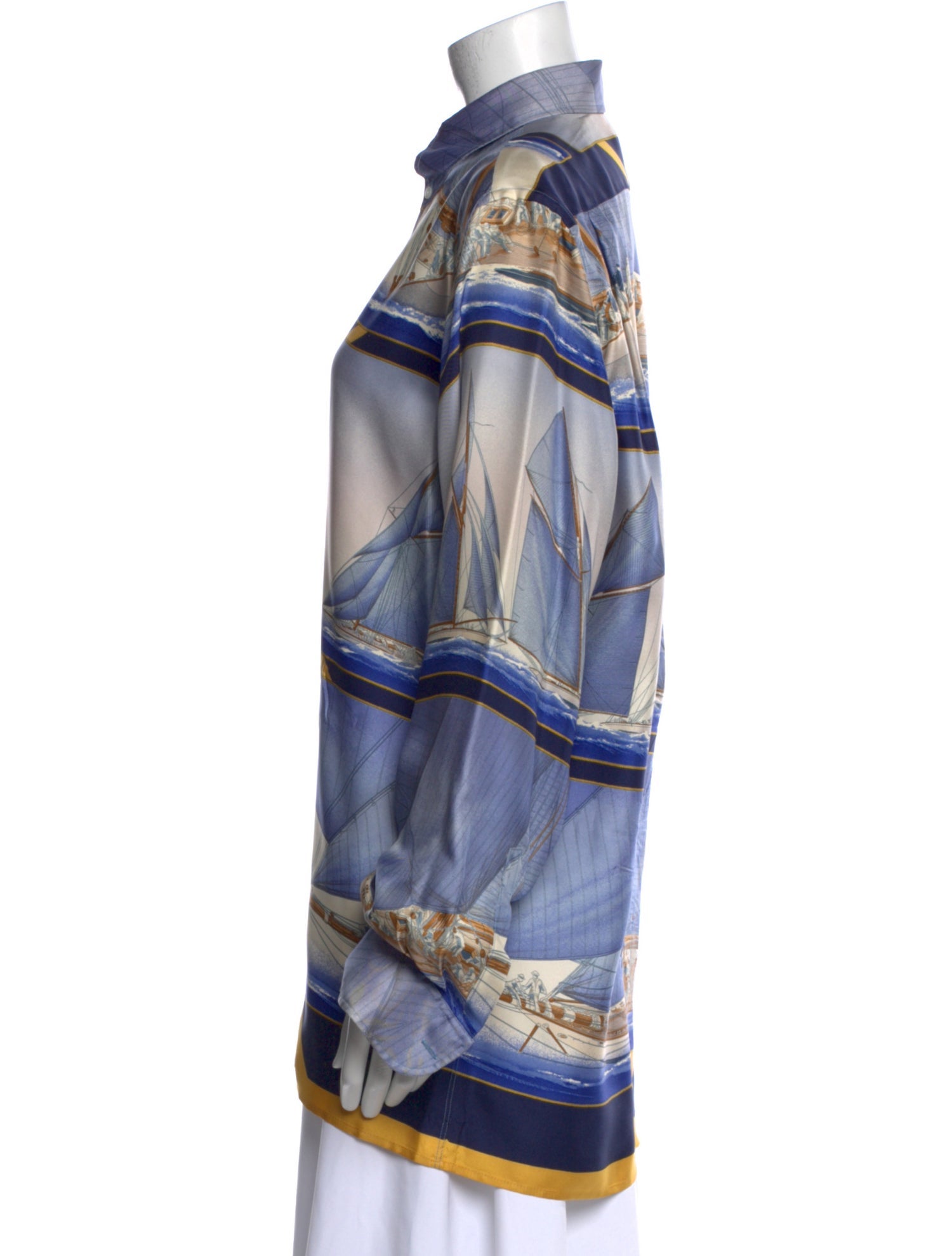 Hermès Silk Printed Tunic