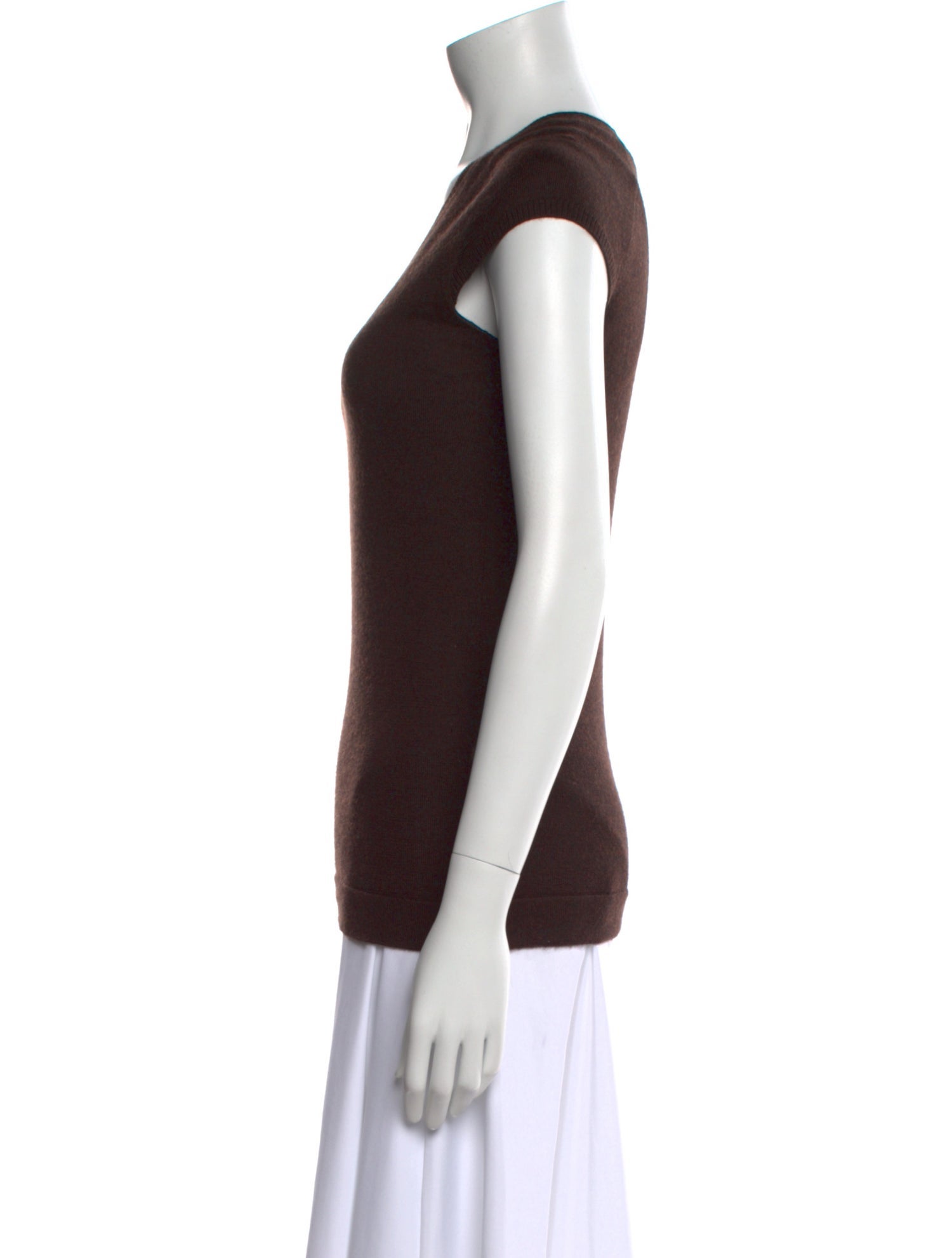 Hermès Cashmere V-Neck T-Shirt