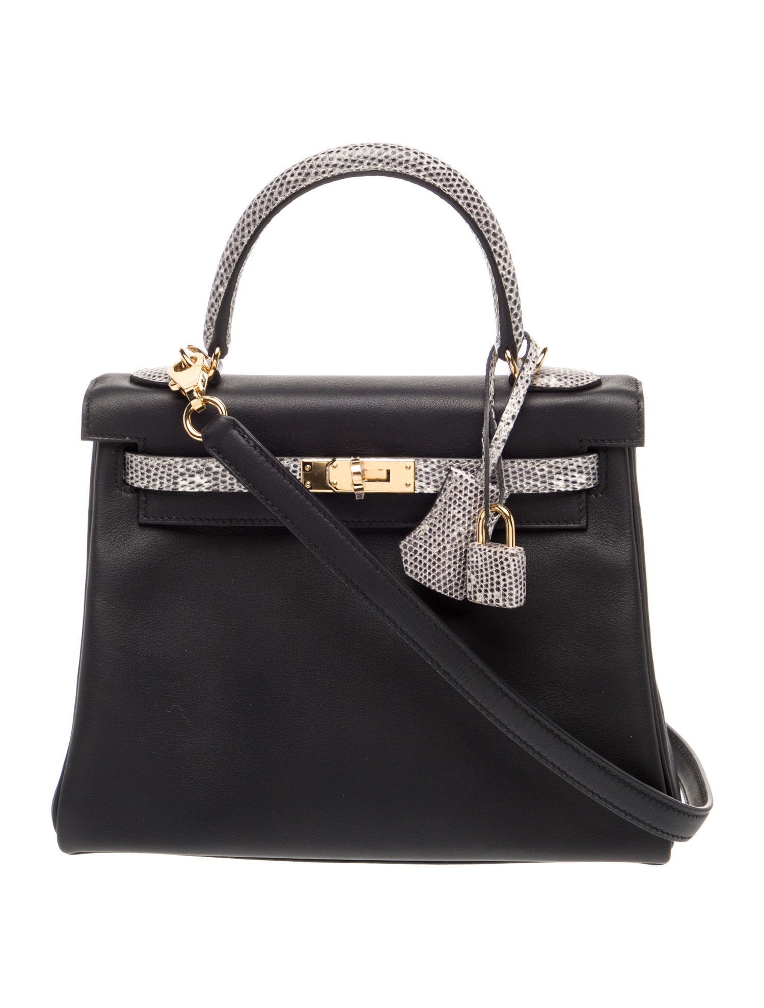 Hermès 2024 Swift & Varanus Salvator Lizard Kelly II Touch Retourne 25