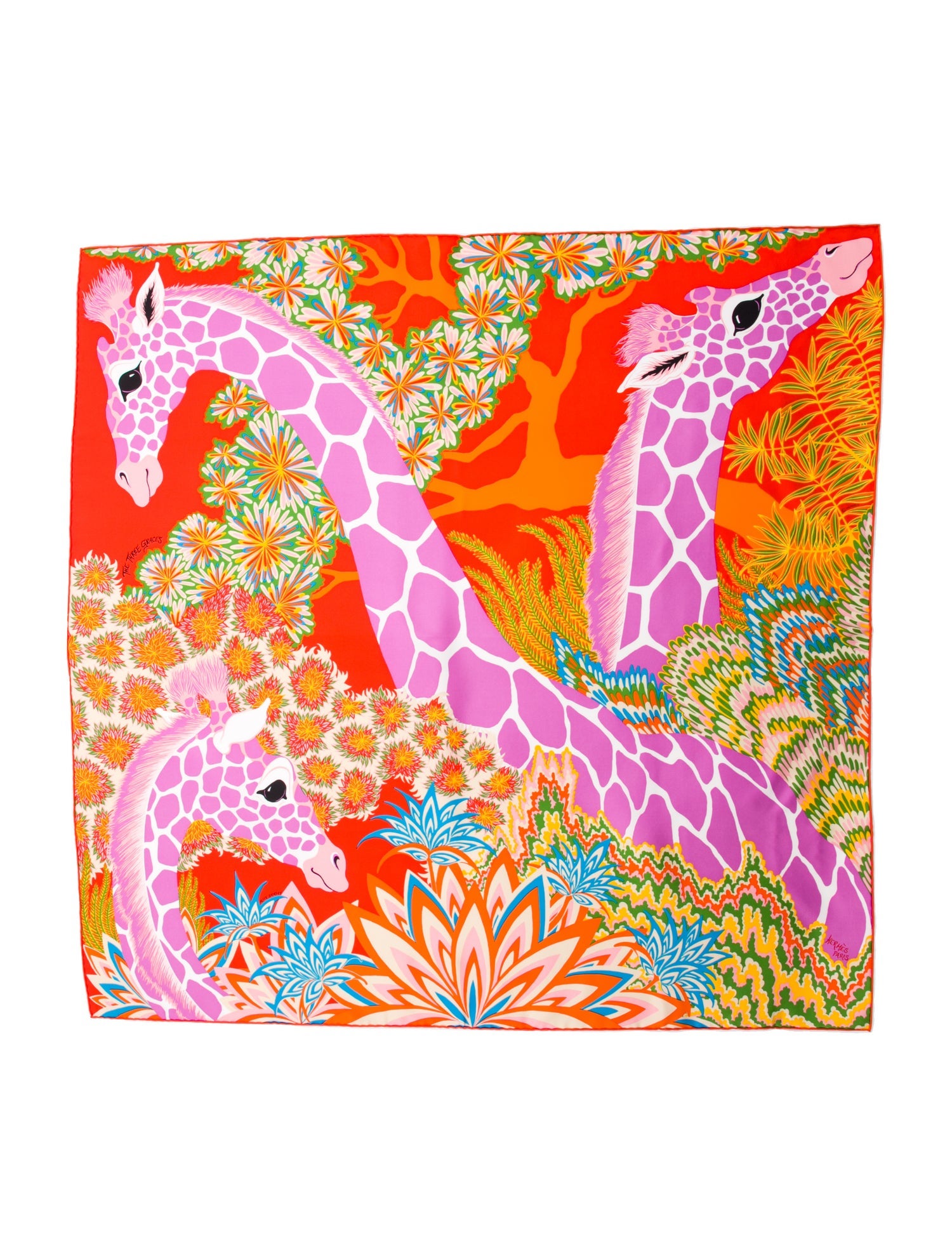 Hermès The Three Graces Silk Scarf w/ Tags