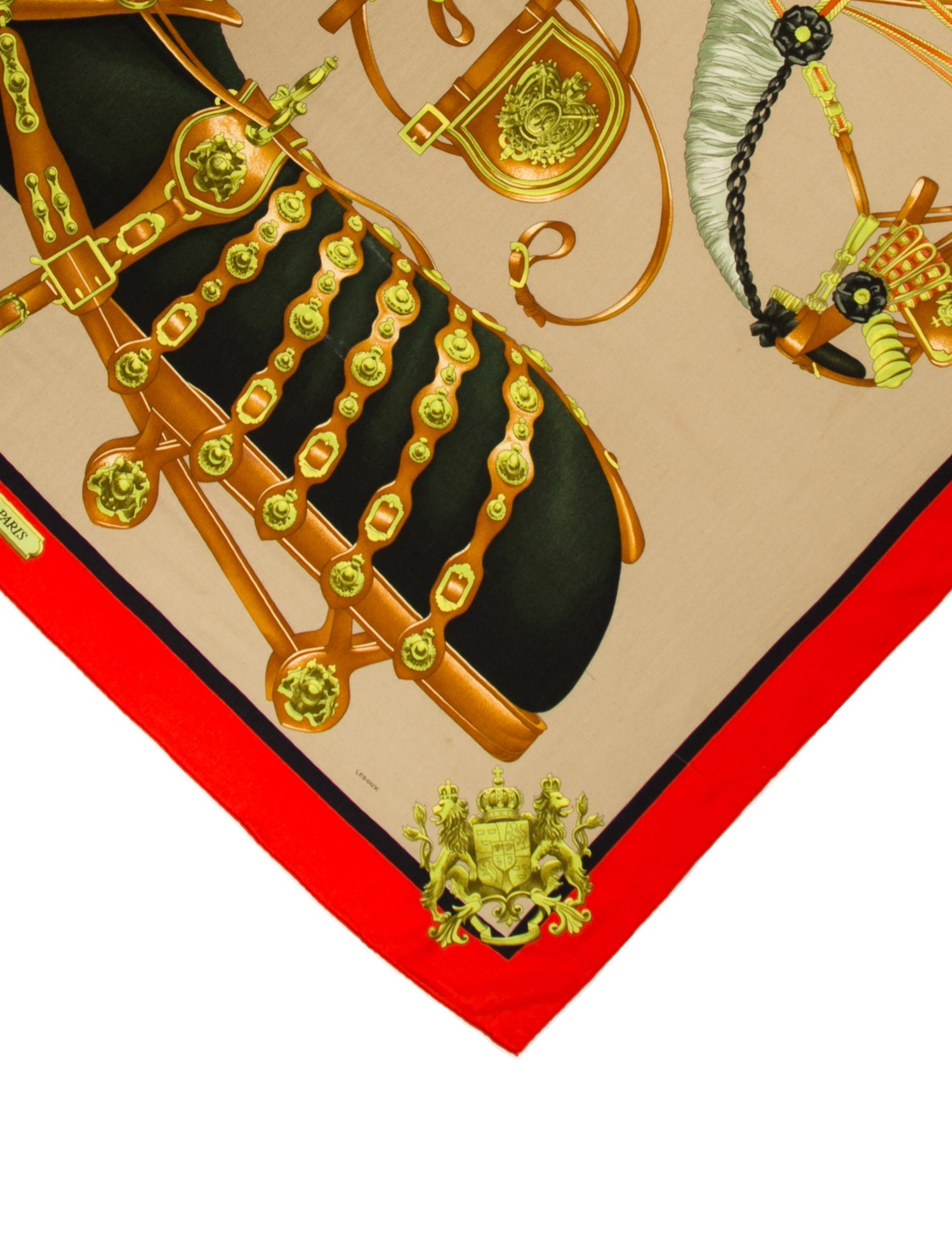 Hermès Harnais de Cour Cashmere Shawl