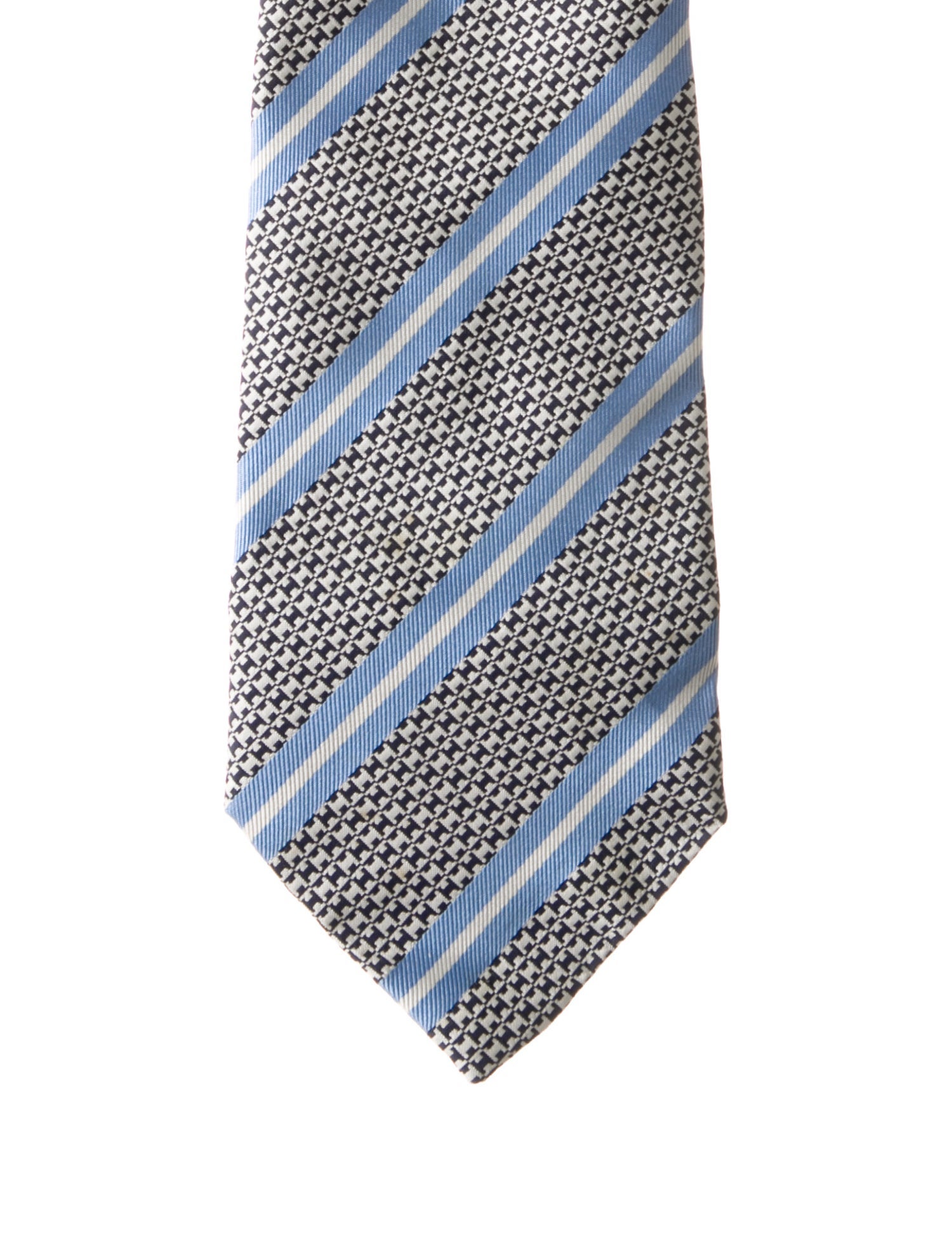 Hermès Patterned Silk Tie