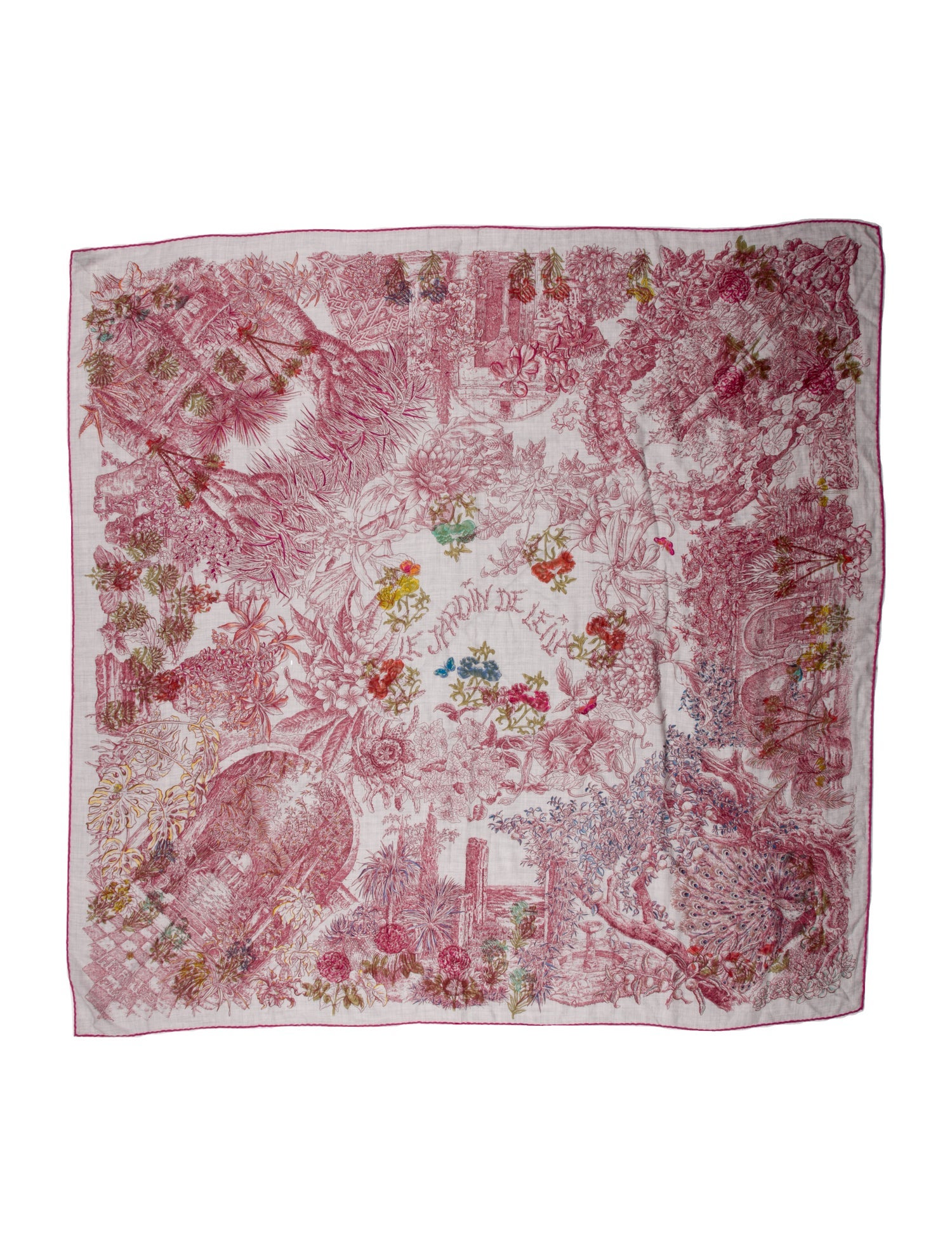 Hermès Le Jardin de Leila Cashmere Shawl