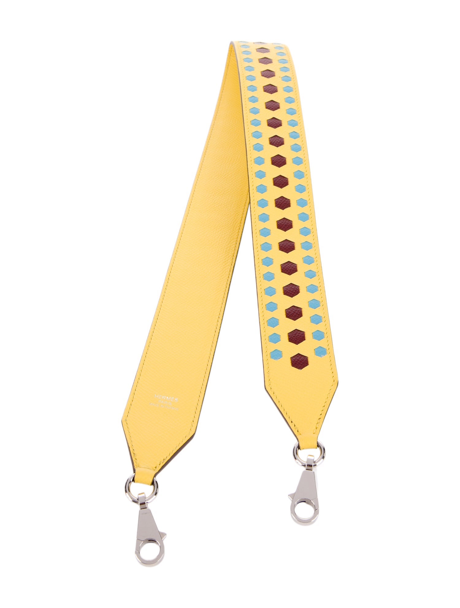 Hermès Epsom Hexagone Tressage 40mm Shoulder Strap