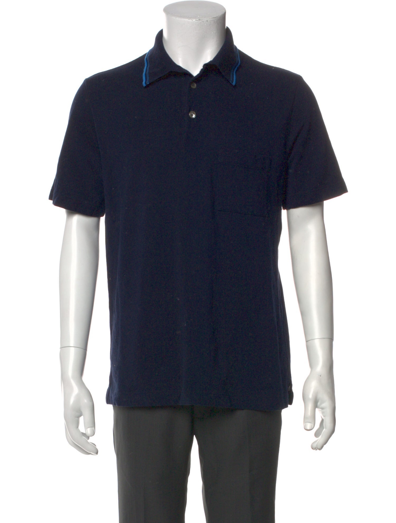 Hermès Collar Short Sleeve Polo Shirt