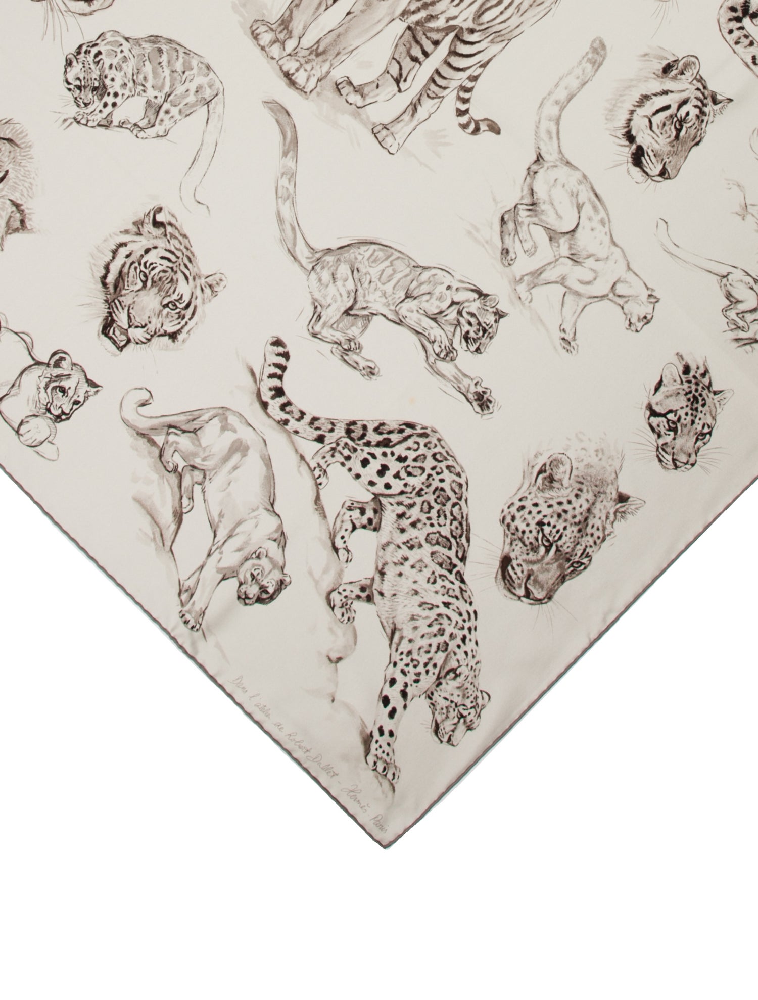 Hermès Dans L'atelier Silk Scarf