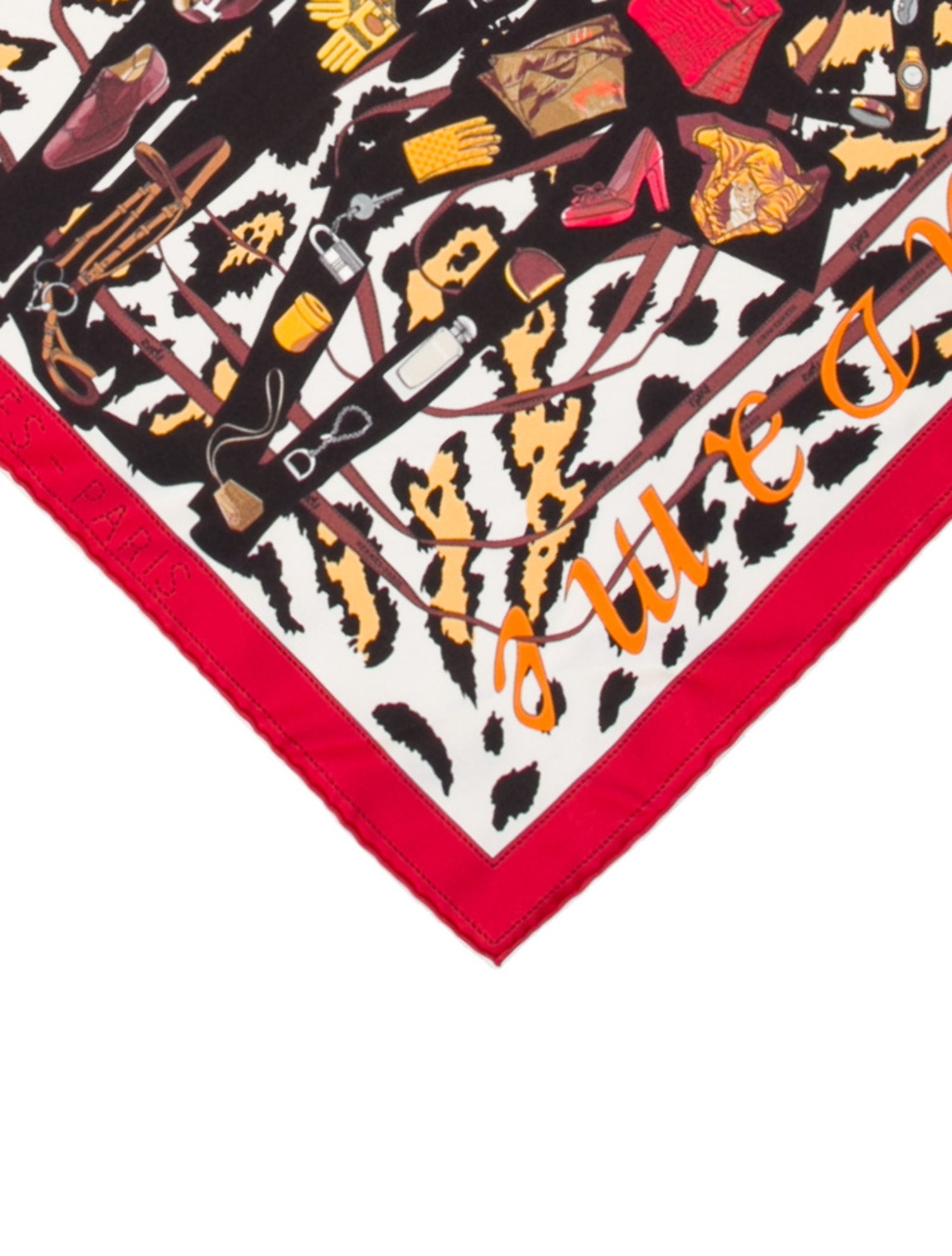 Hermès Monsieur et Madame Silk Scarf