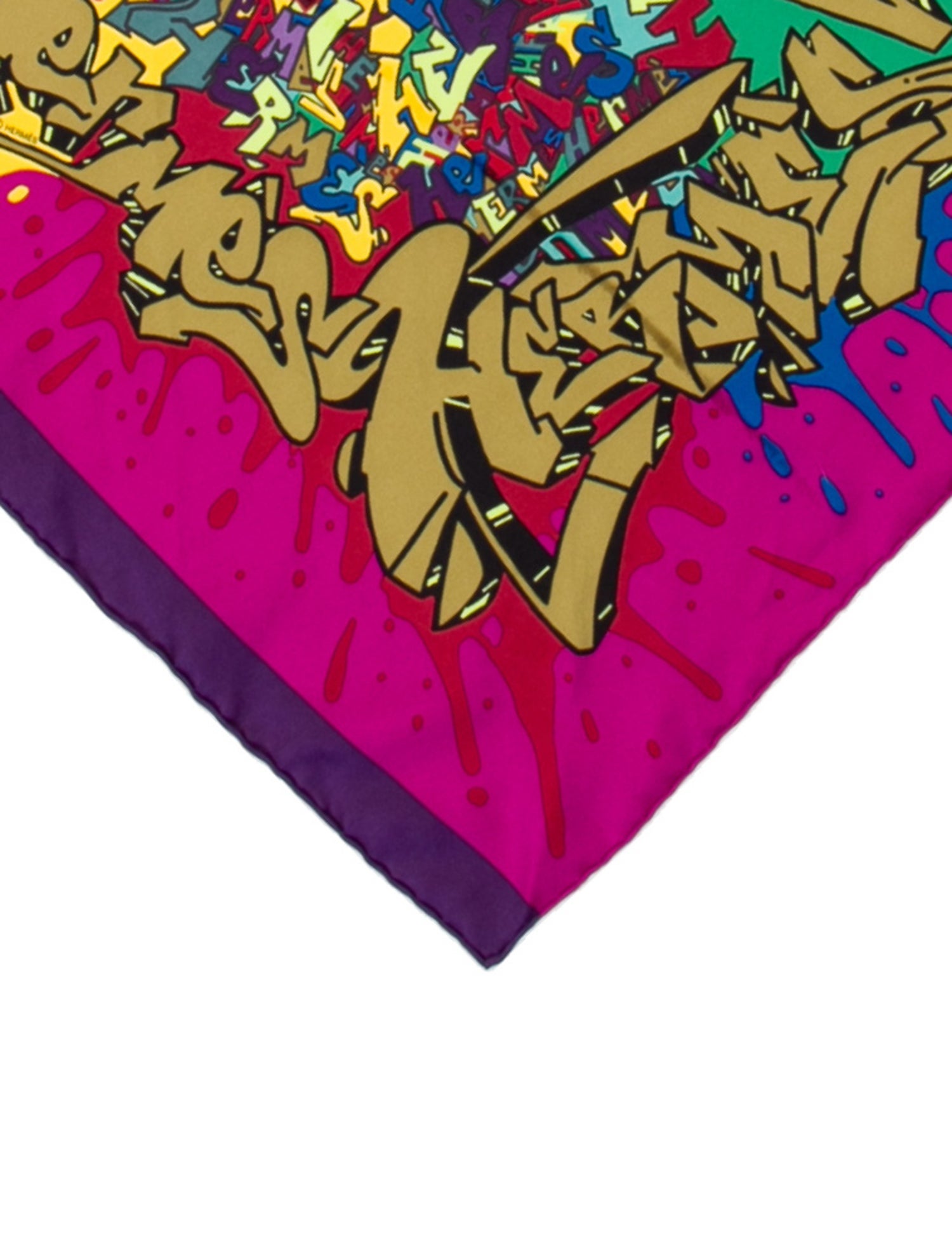 Hermès Graffiti Silk Scarf