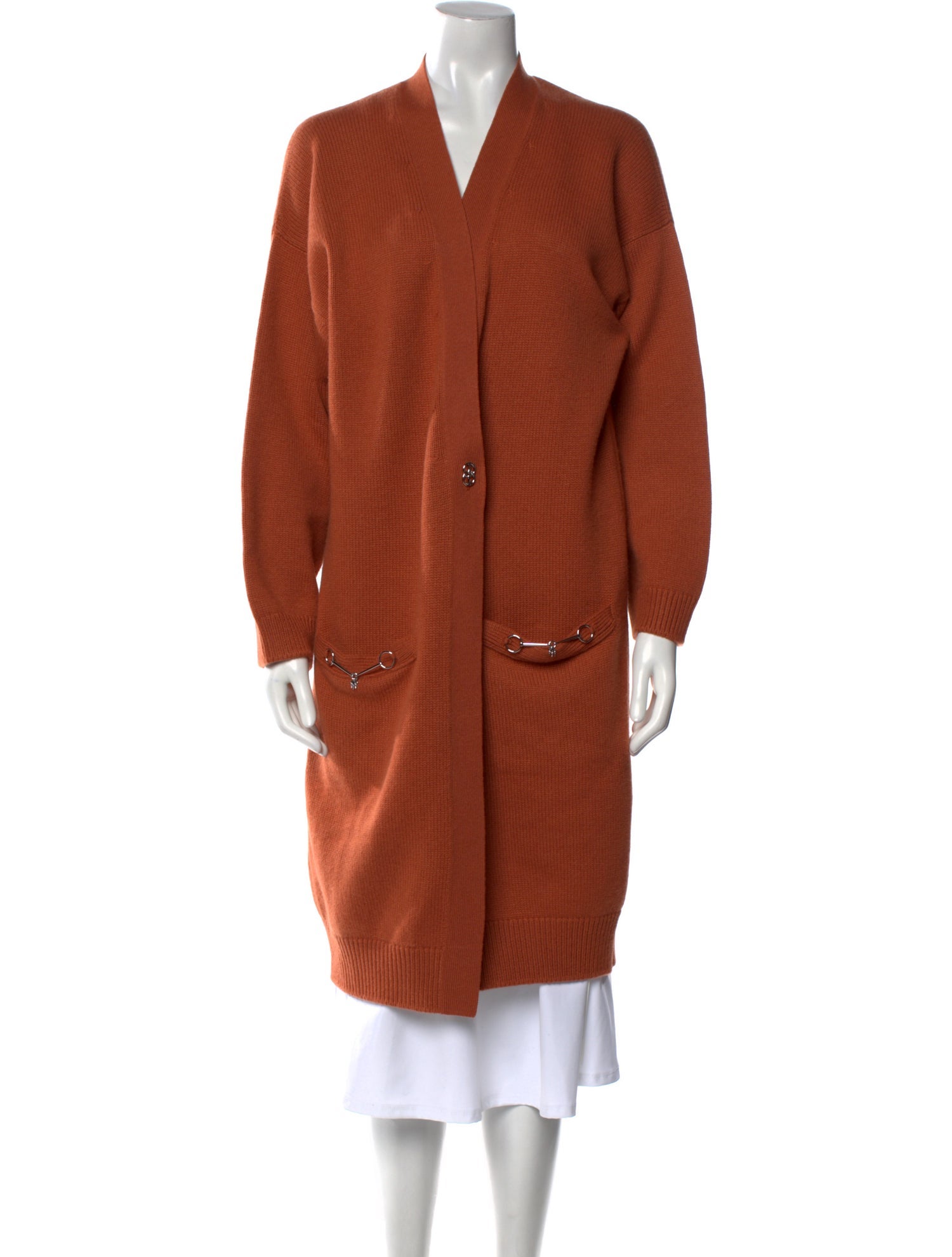 Hermès Cashmere V-Neck Sweater