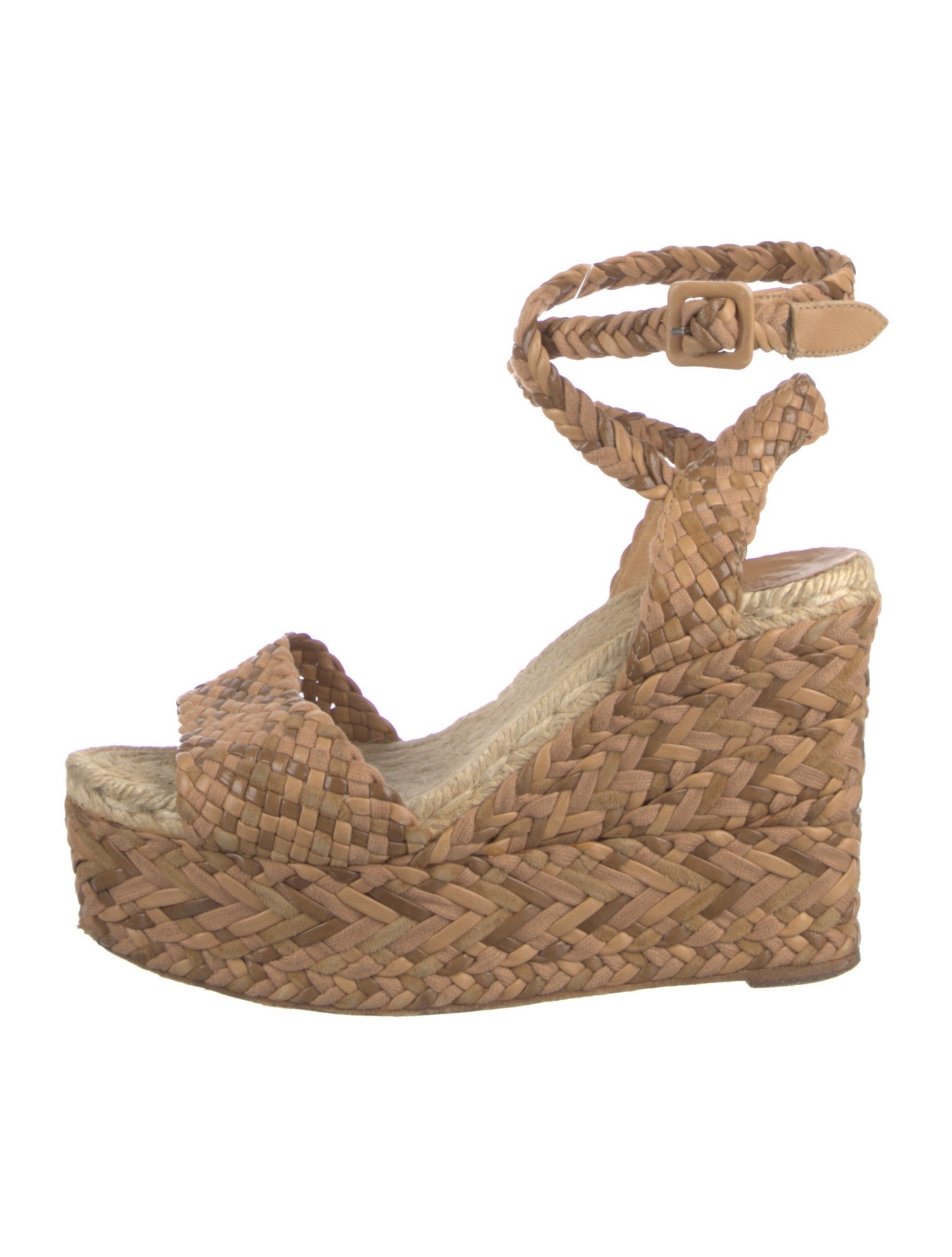 Hermès Leather Braided Accents Espadrilles