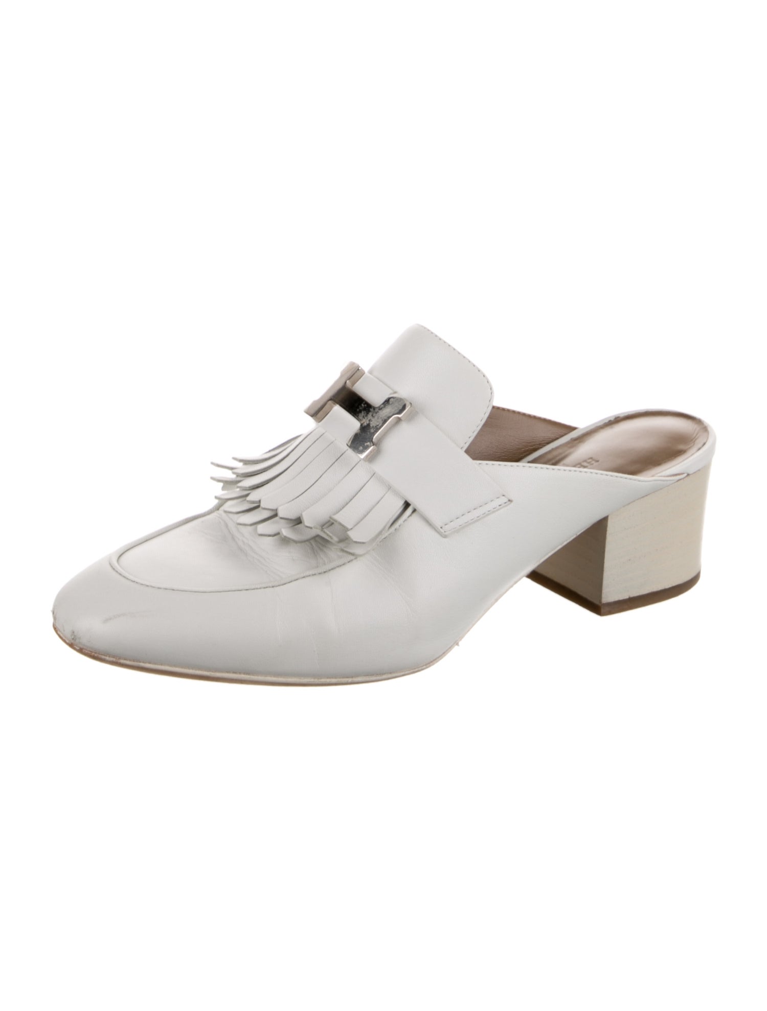 Hermès Tuileries Leather Mules