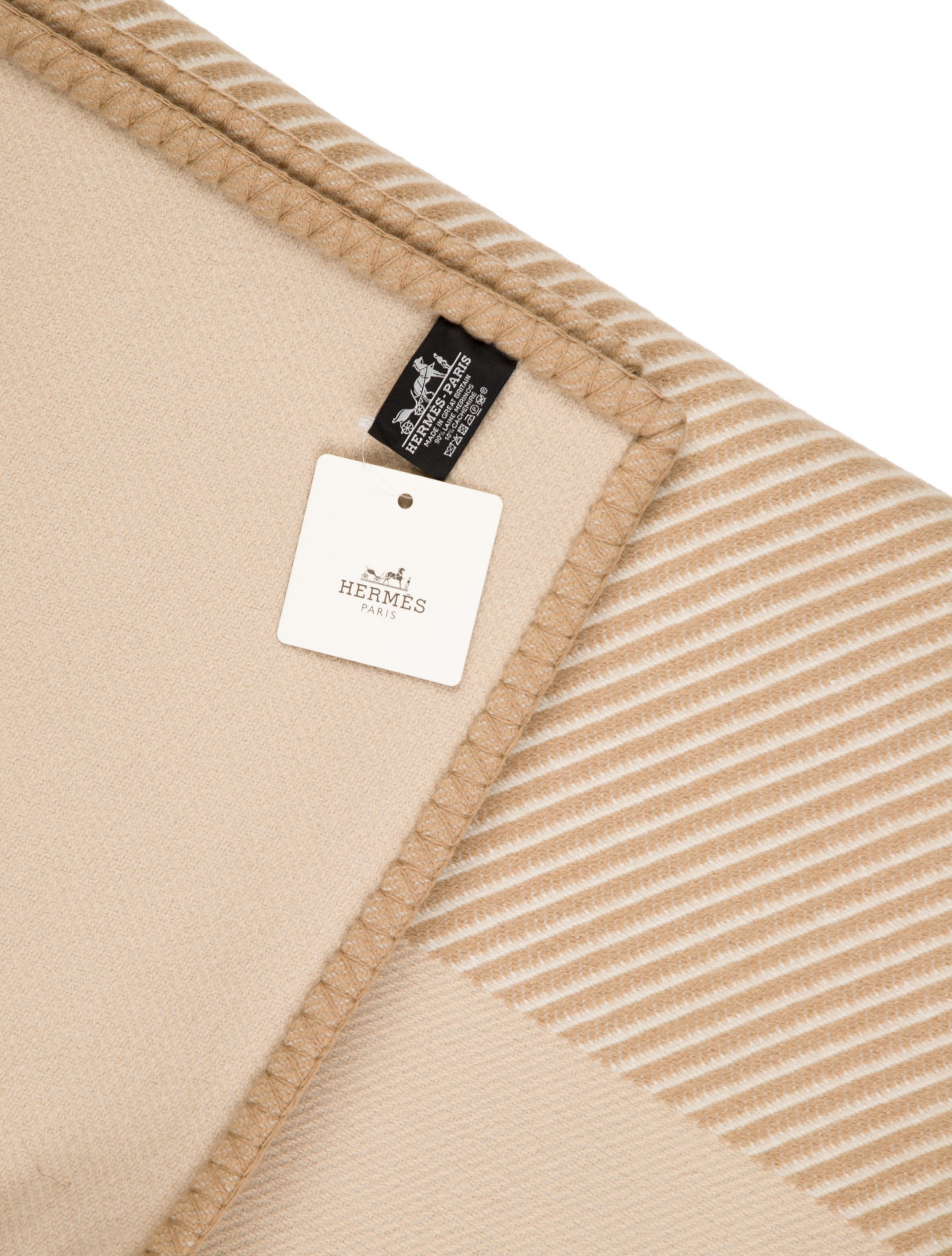 Hermès H Riviera Throw Blanket w/ Tags